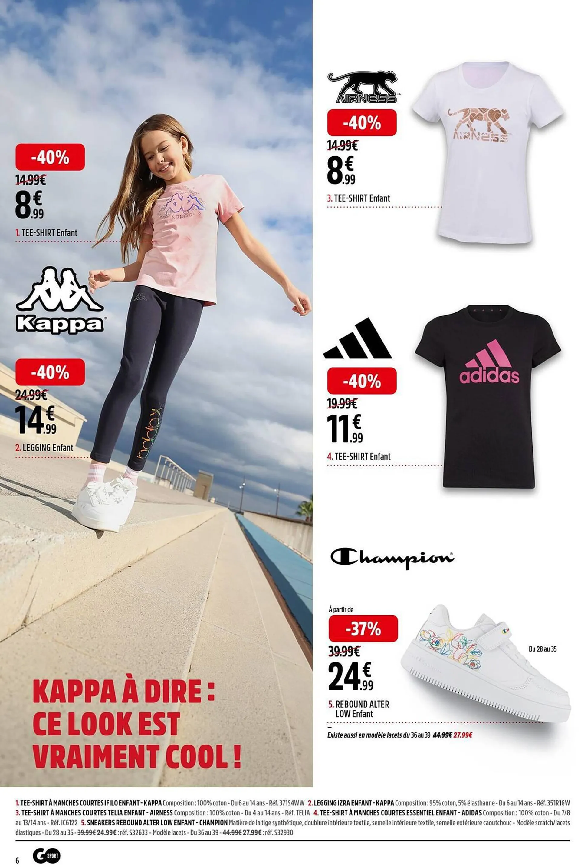 Catalogue Go Sport du 9 avril au 28 avril 2024 - Catalogue page 6