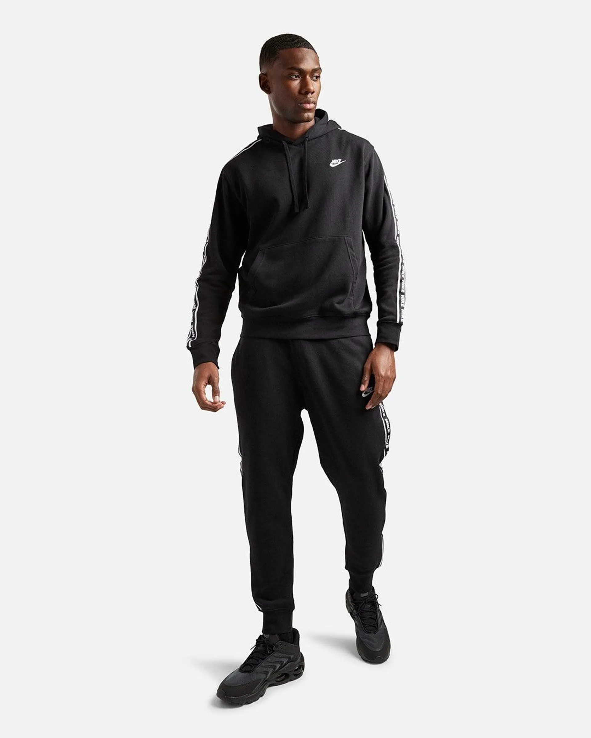 Survêtement Nike Fleece - Noir/Blanc