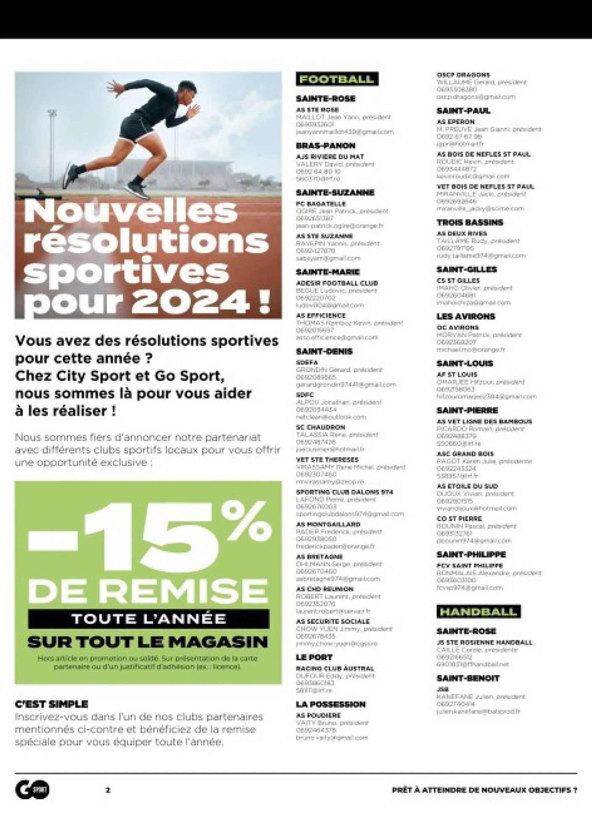 Catalogue Go Sport du 2 janvier au 21 janvier 2024 - Catalogue page 2