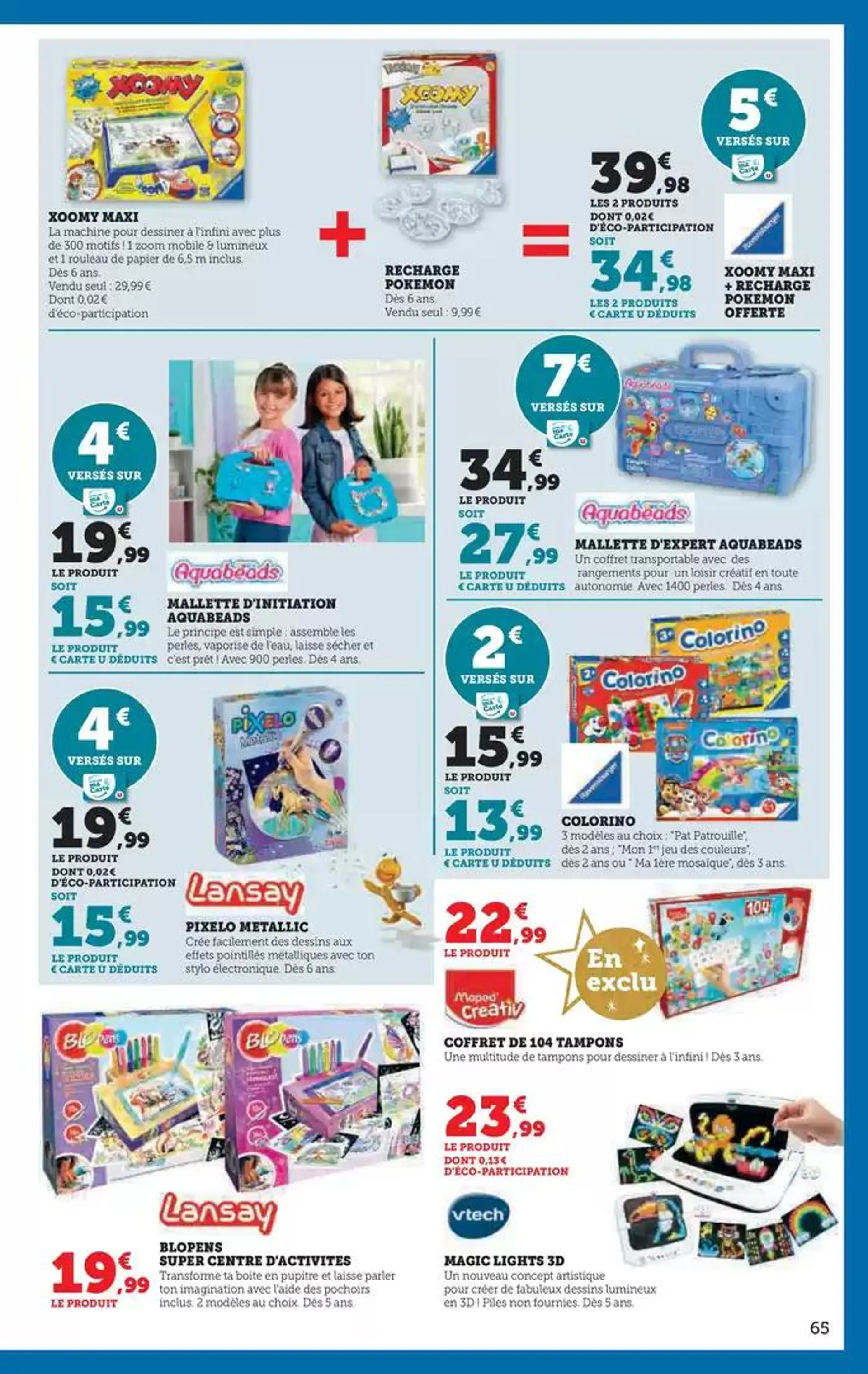 Jouets du 22 octobre au 8 décembre 2024 - Catalogue page 65