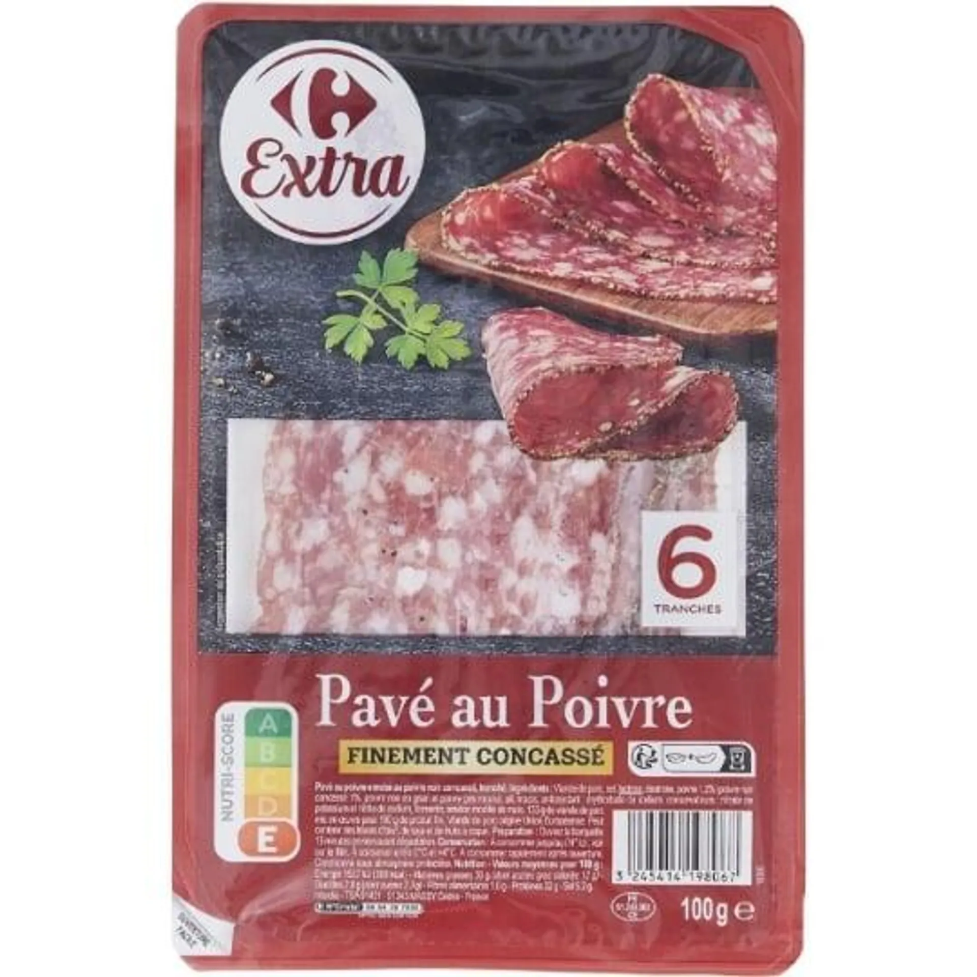 Pavé au poivre CARREFOUR EXTRA