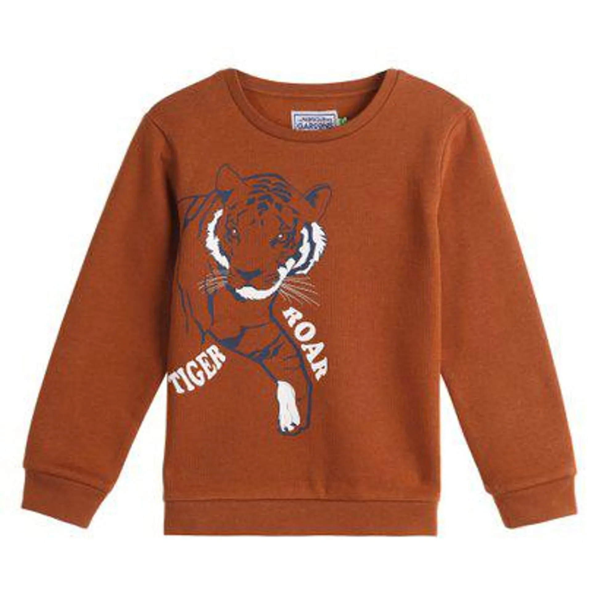 Sweat col rond avec illustration 3/6 ans