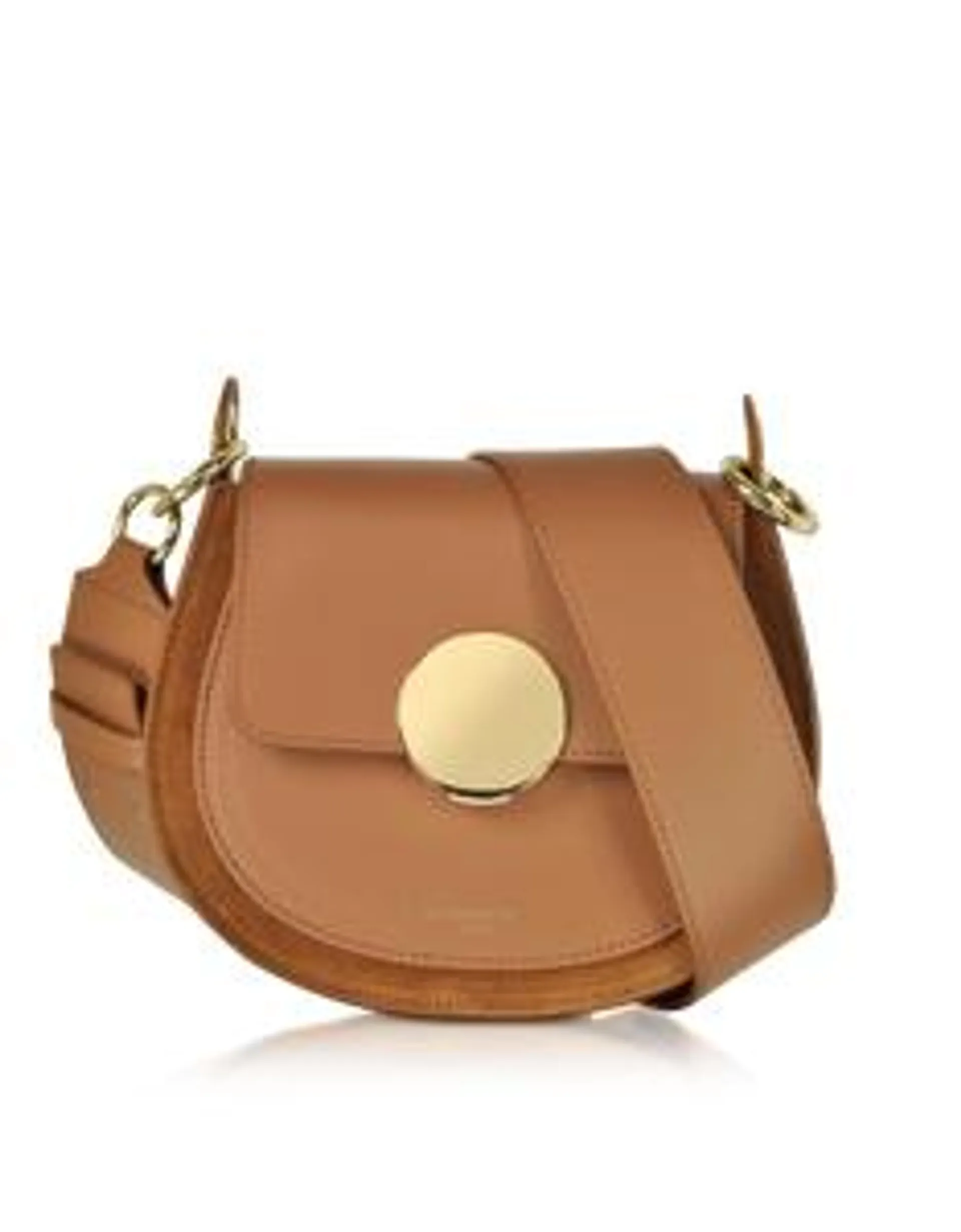 LE PARMENTIER - Yucca Suede and Leather Shoulder Bag