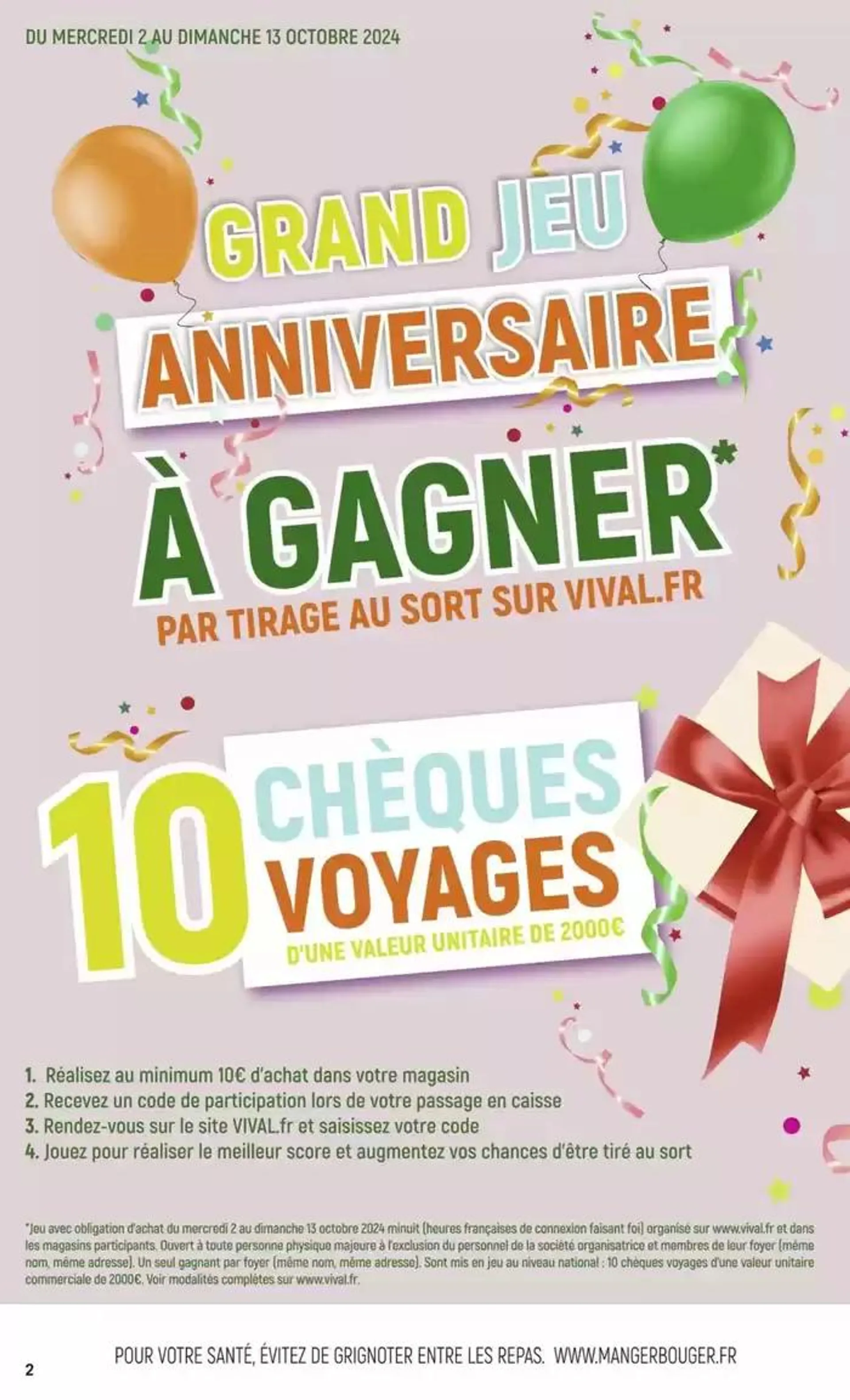 L'Anniversaire des promos ! du 2 octobre au 13 octobre 2024 - Catalogue page 2