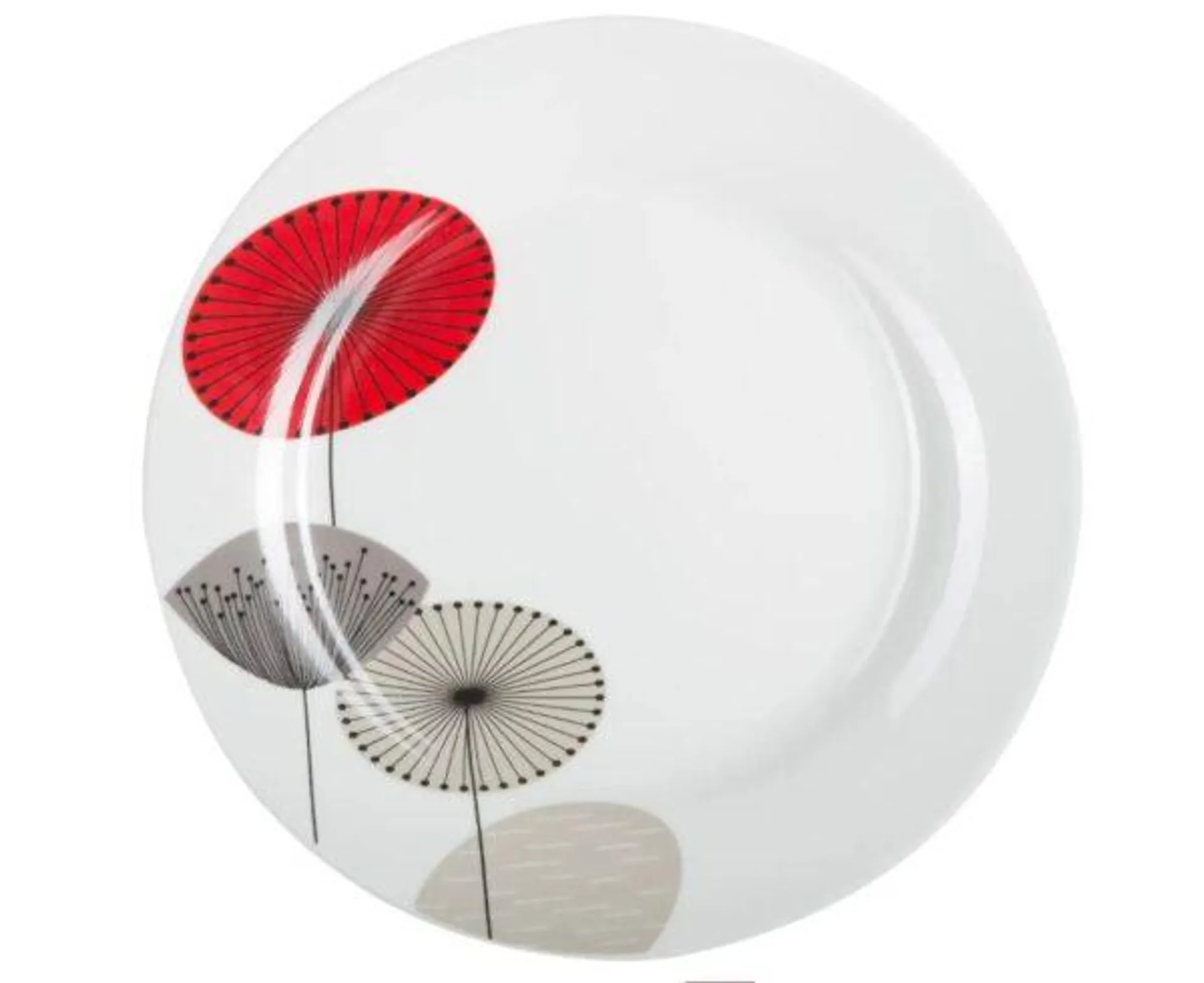 Assiette plate OSARA en porcelaine