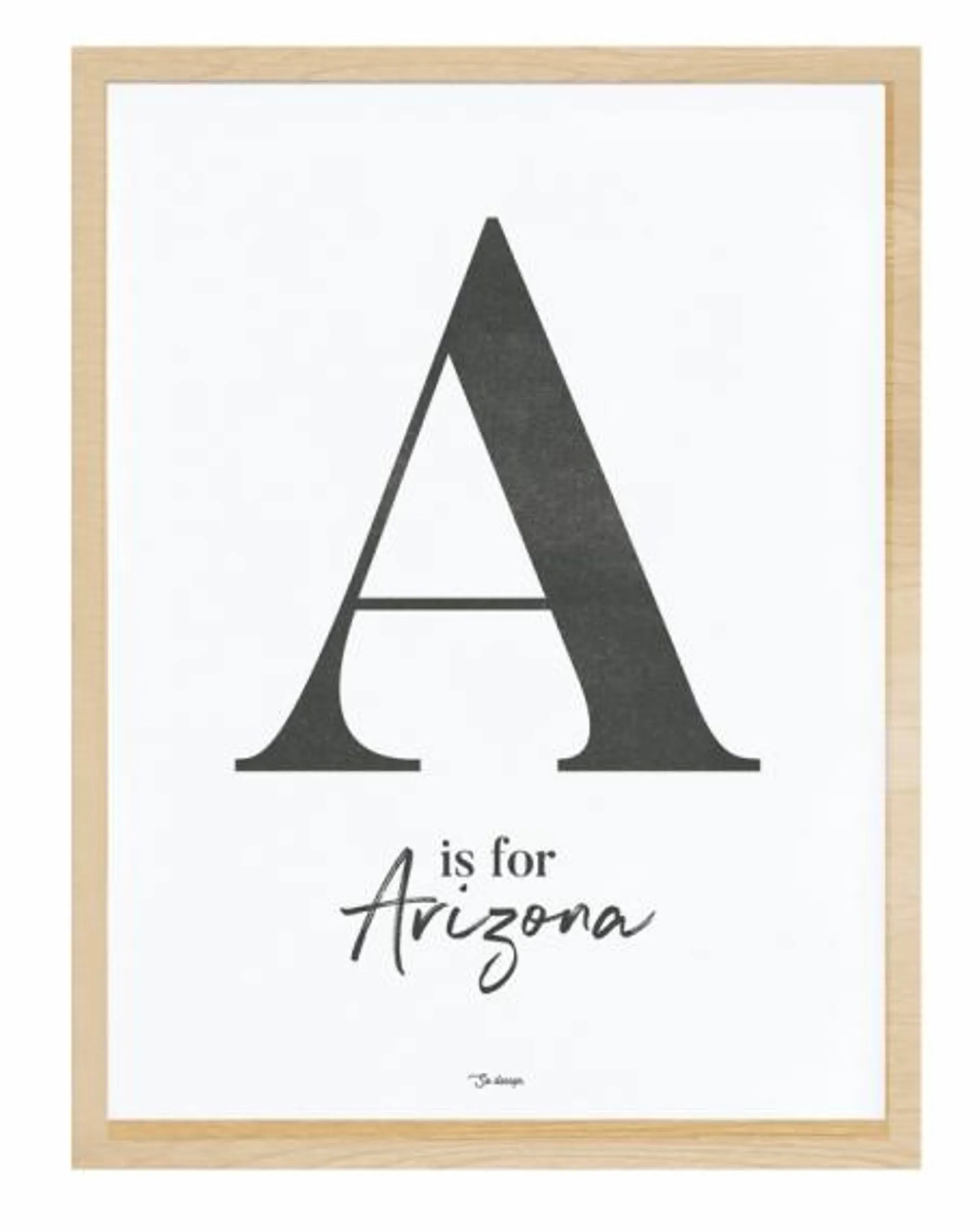 Affiche encadrée A For Arizona