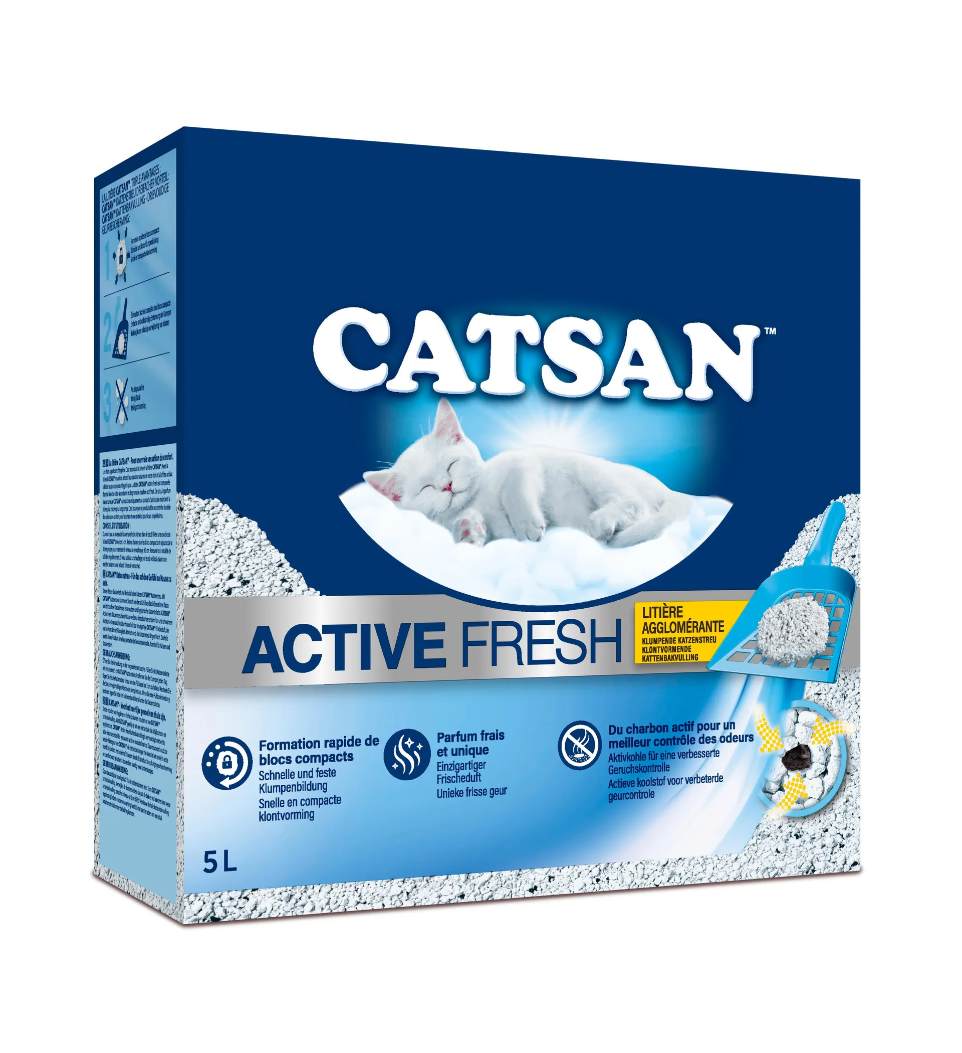 Catsan active fresh litière 5l