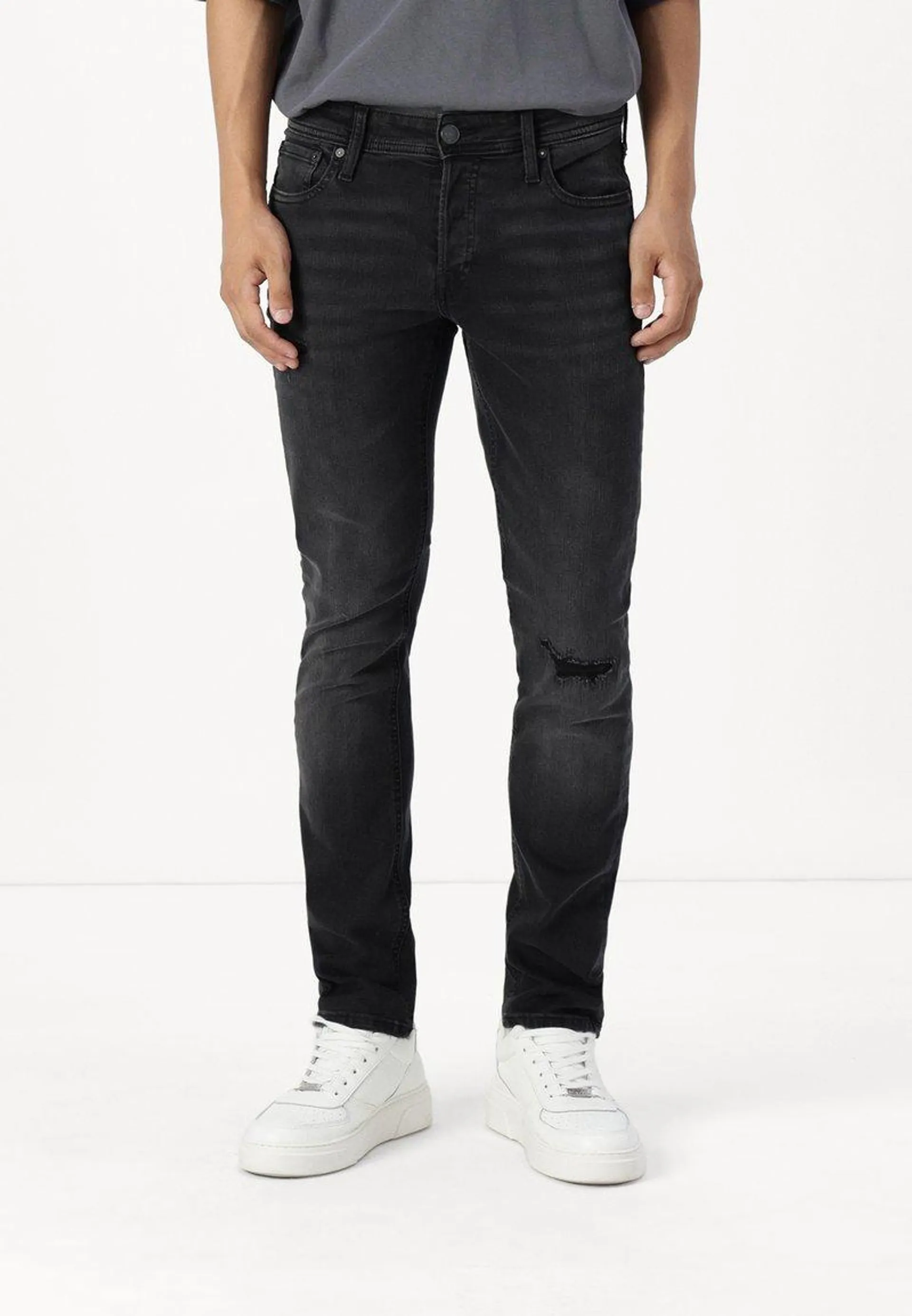 JJIGLENN JJORIGINAL - Jean slim - black denim