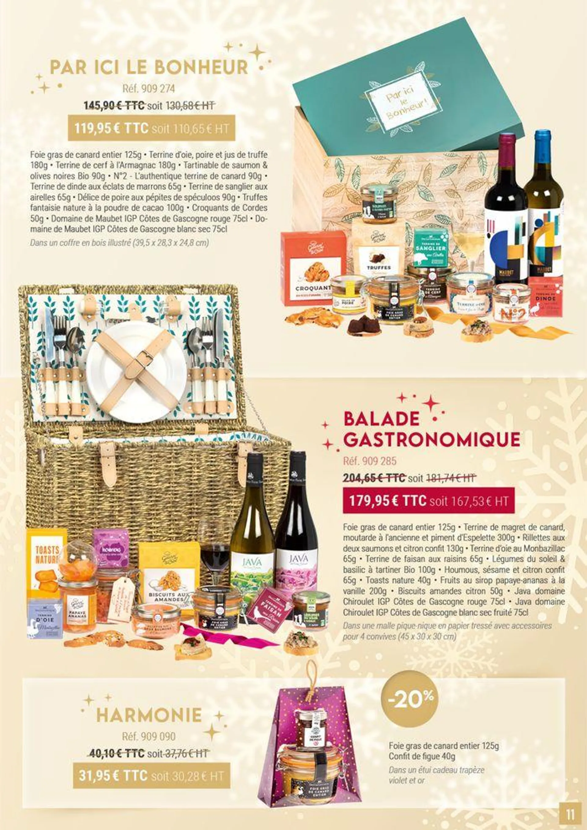 Cadeaux Gourmands du 12 décembre au 31 août 2024 - Catalogue page 11