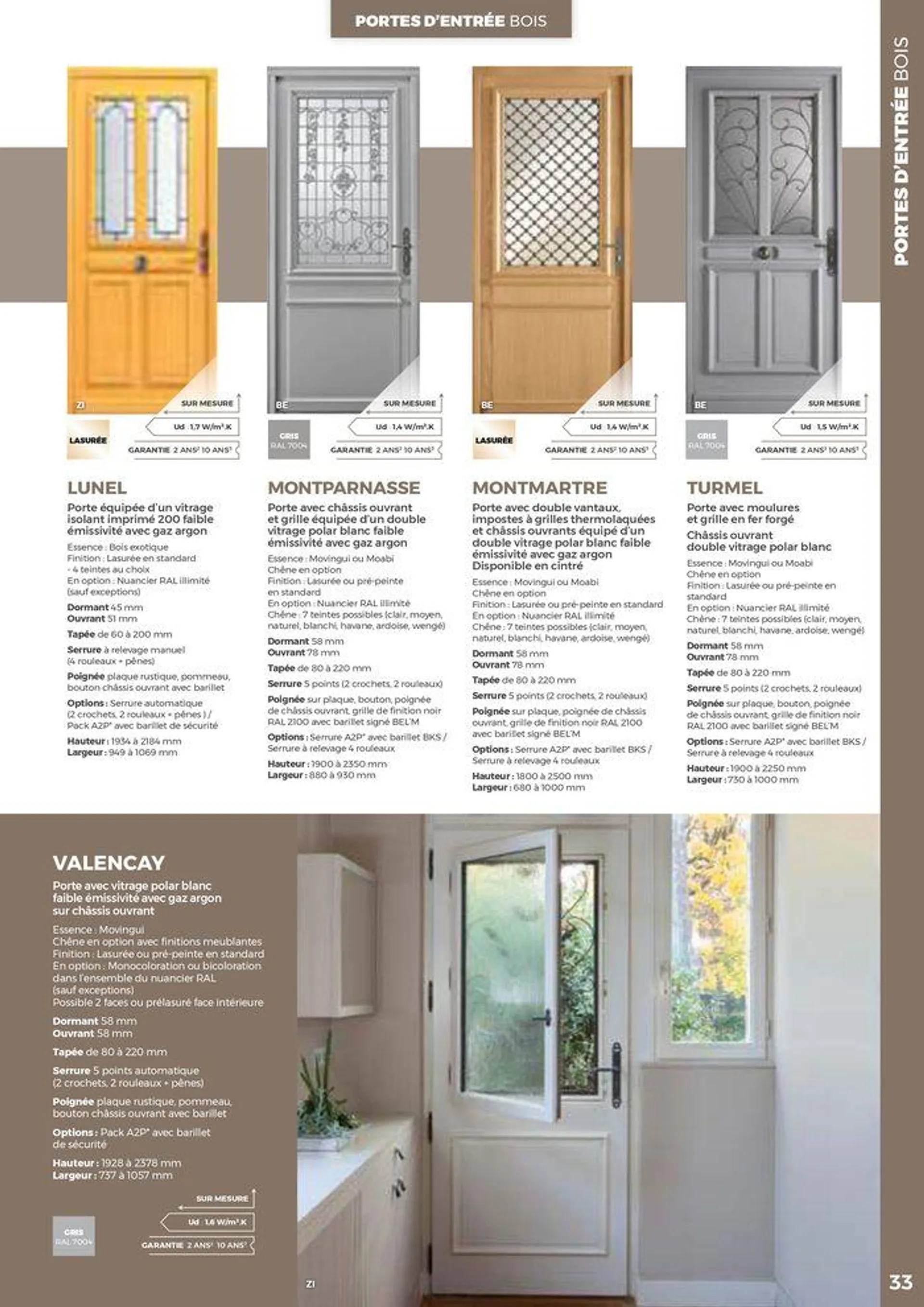 Catalogue Menuiserie du 7 juin au 31 décembre 2024 - Catalogue page 33