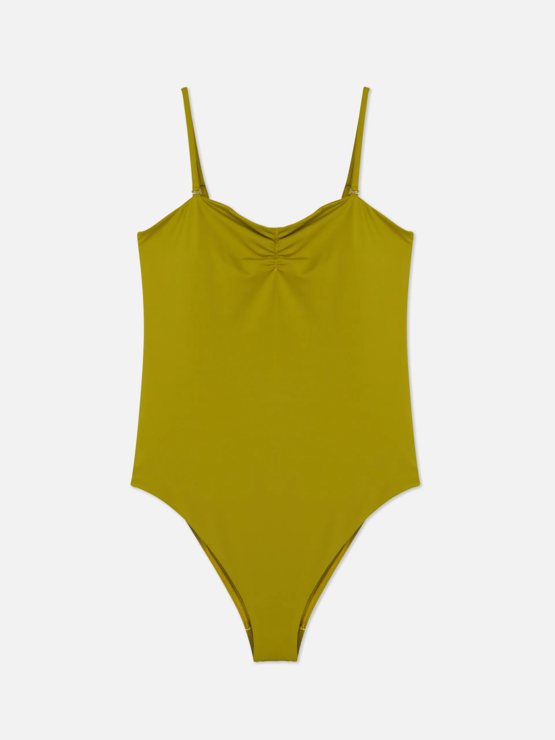 Maillot de bain à encolure en cœur ruchée