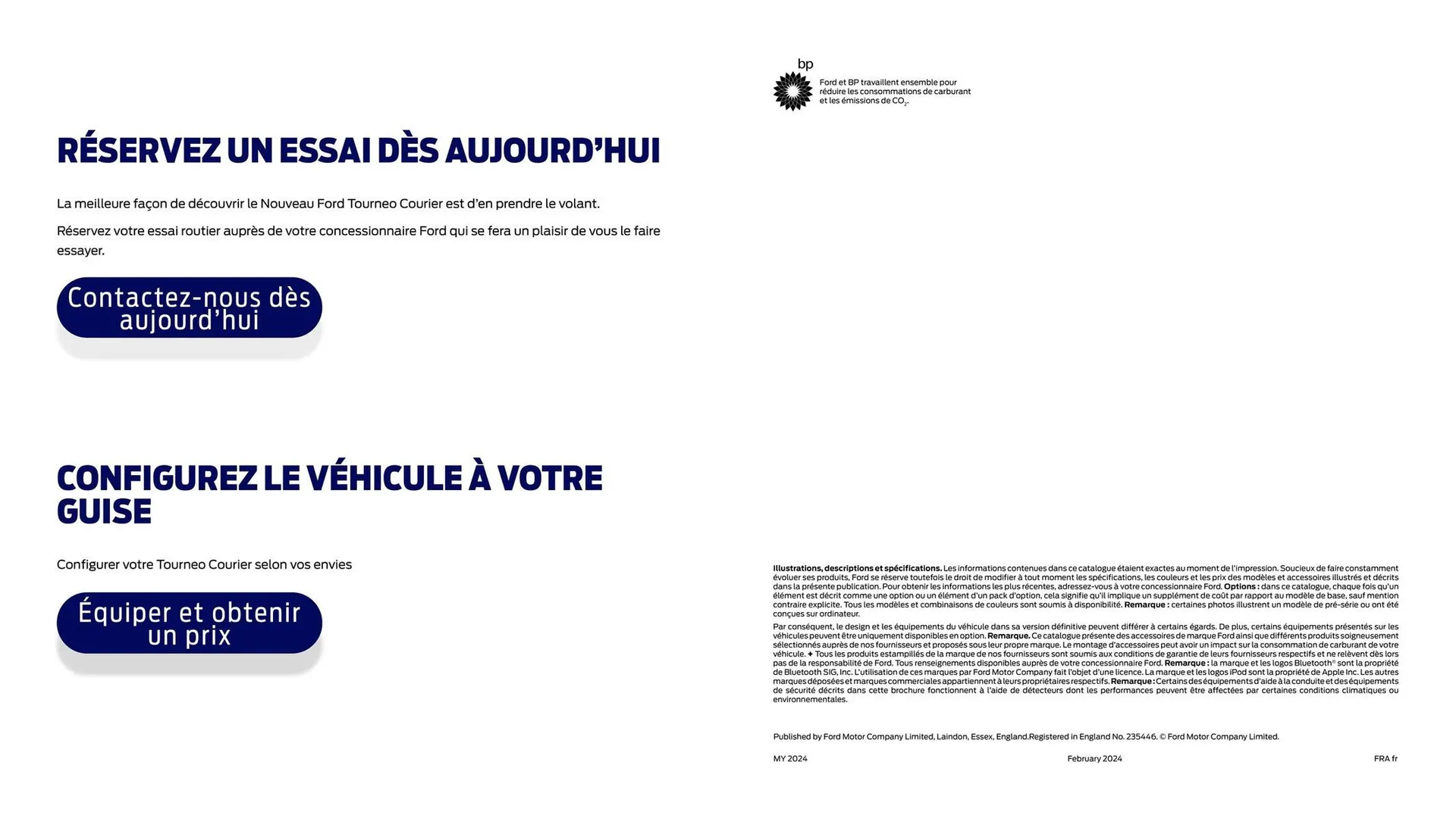 Catalogue Ford TOURNEO COURIER du 5 mars au 5 mars 2025 - Catalogue page 12