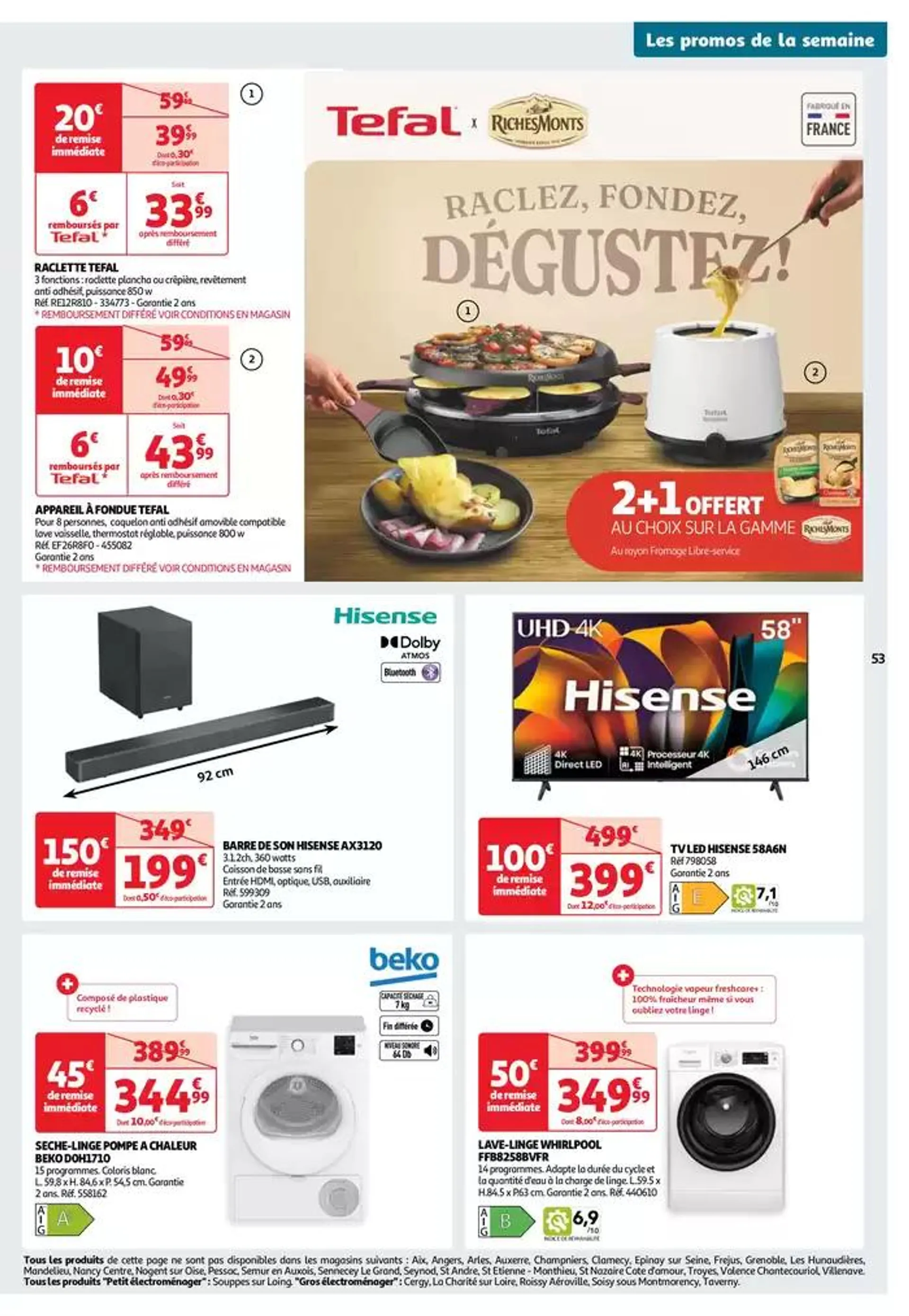 Top depart : 25 jours Auchan  du 29 octobre au 4 novembre 2024 - Catalogue page 53