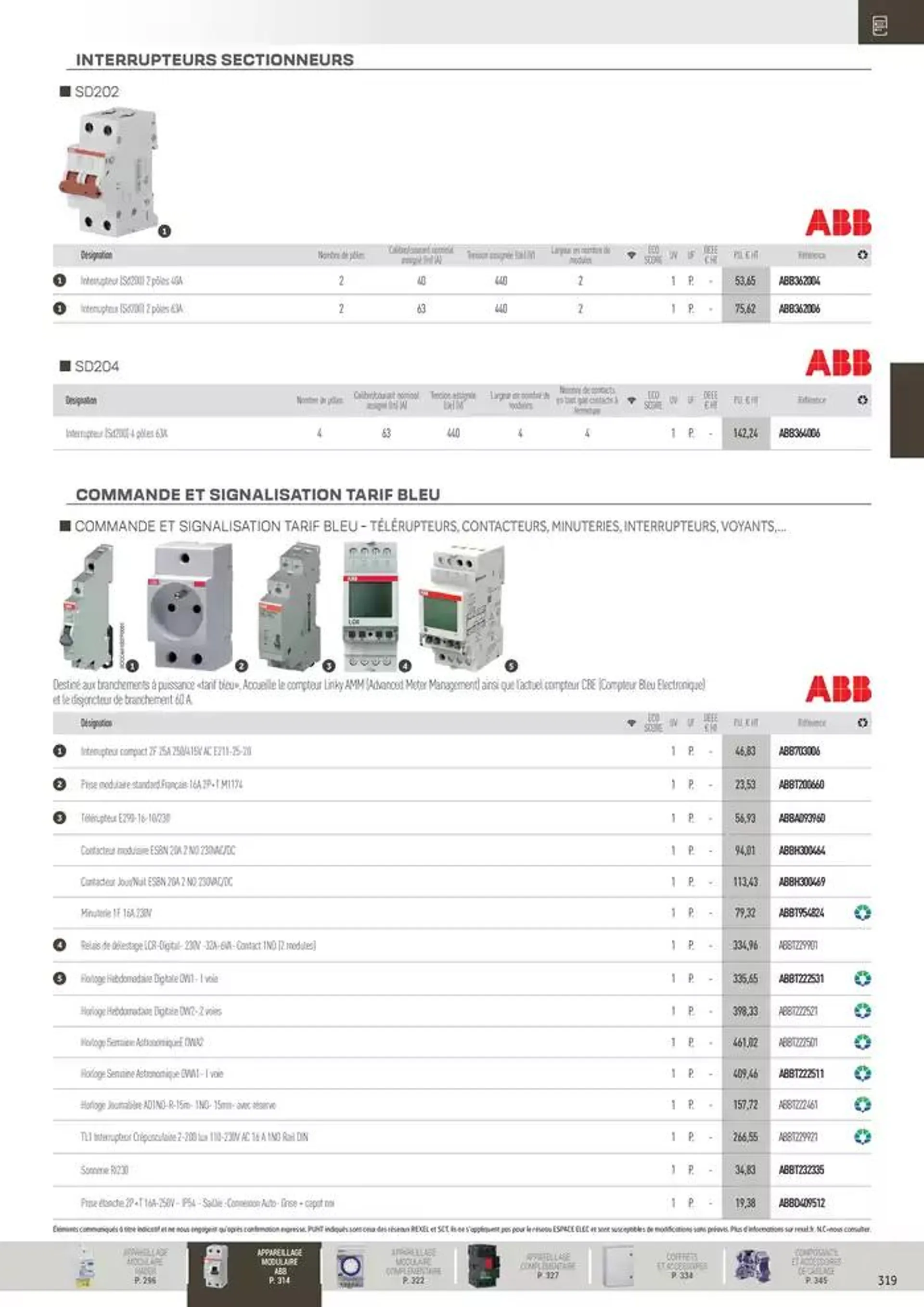 Distribution et Gestion de l'Energie du 31 octobre au 31 décembre 2024 - Catalogue page 119