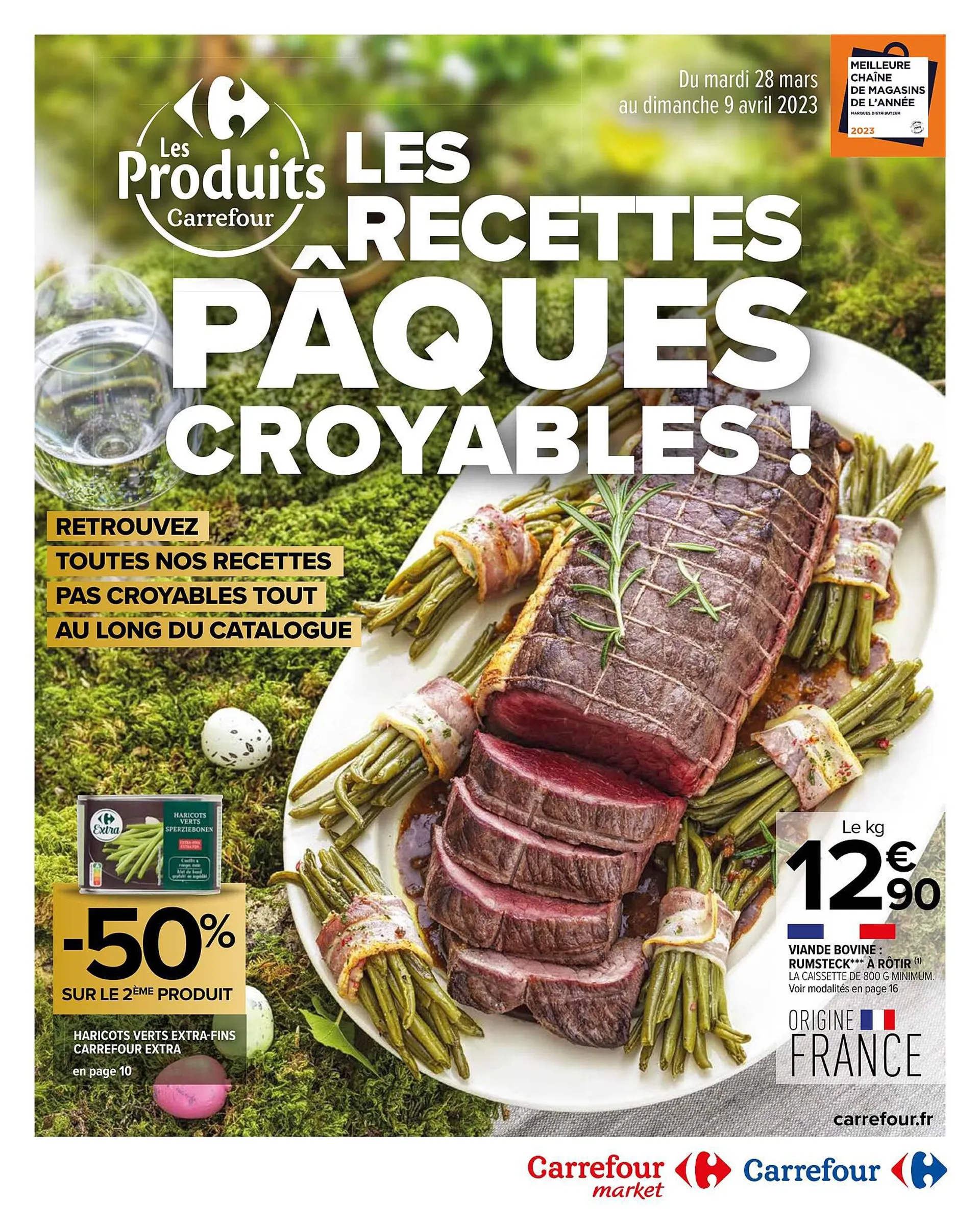 Catalogue Carrefour - Les Recettes Pâques - 1