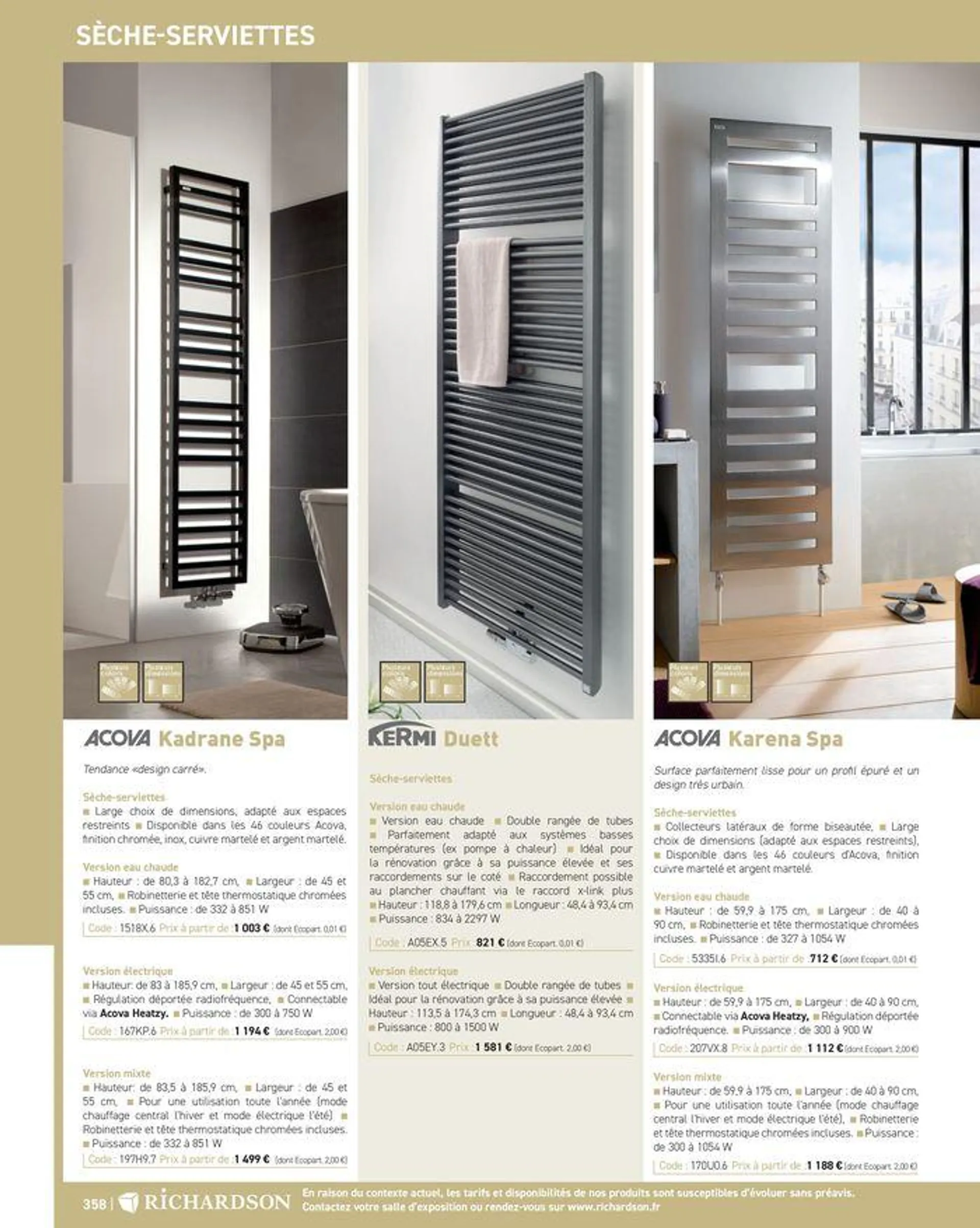 Salle de bains et carrelage 2024 du 23 mai au 31 décembre 2024 - Catalogue page 360