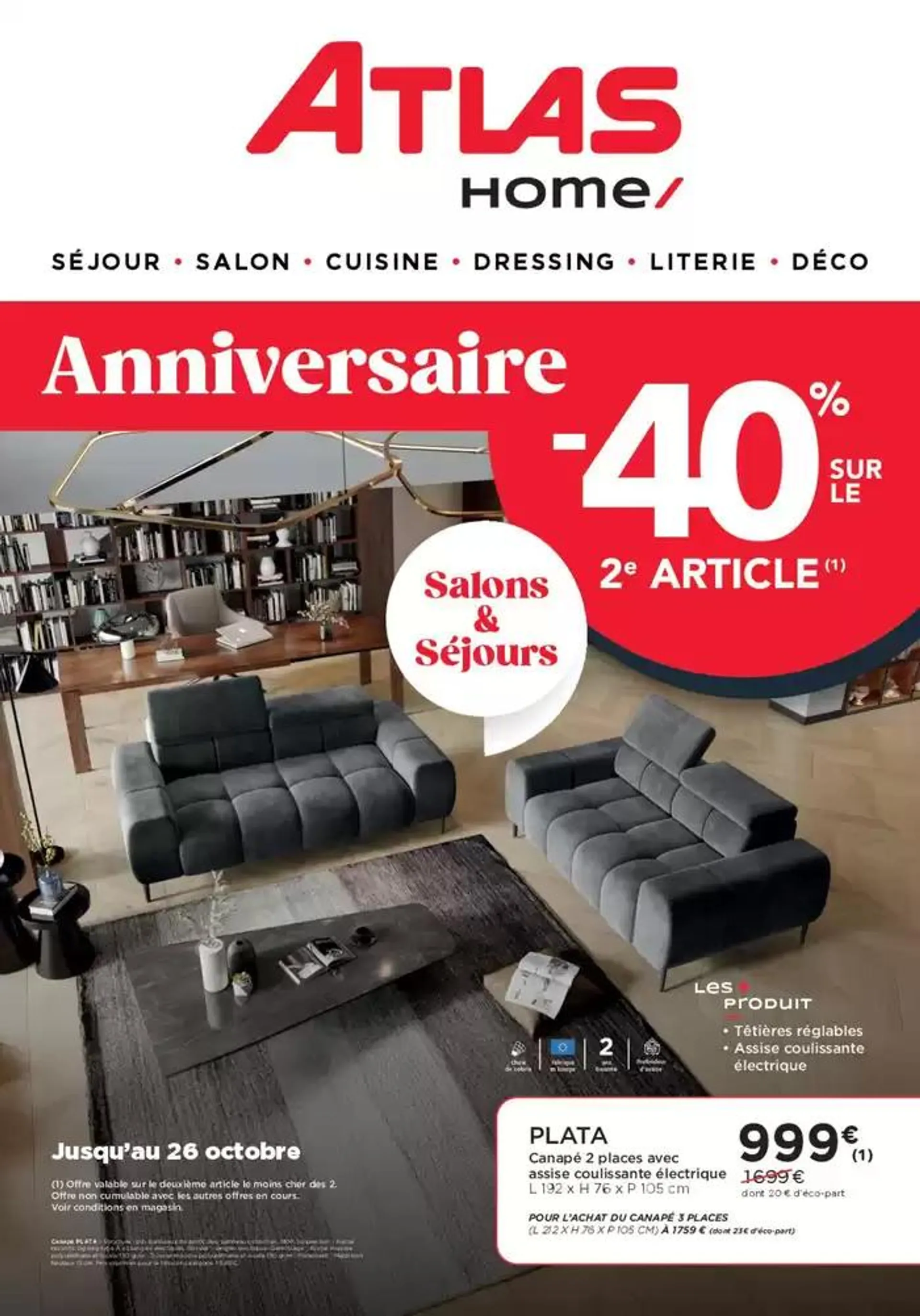 Anniversaire -40% sur le 2e article - 1