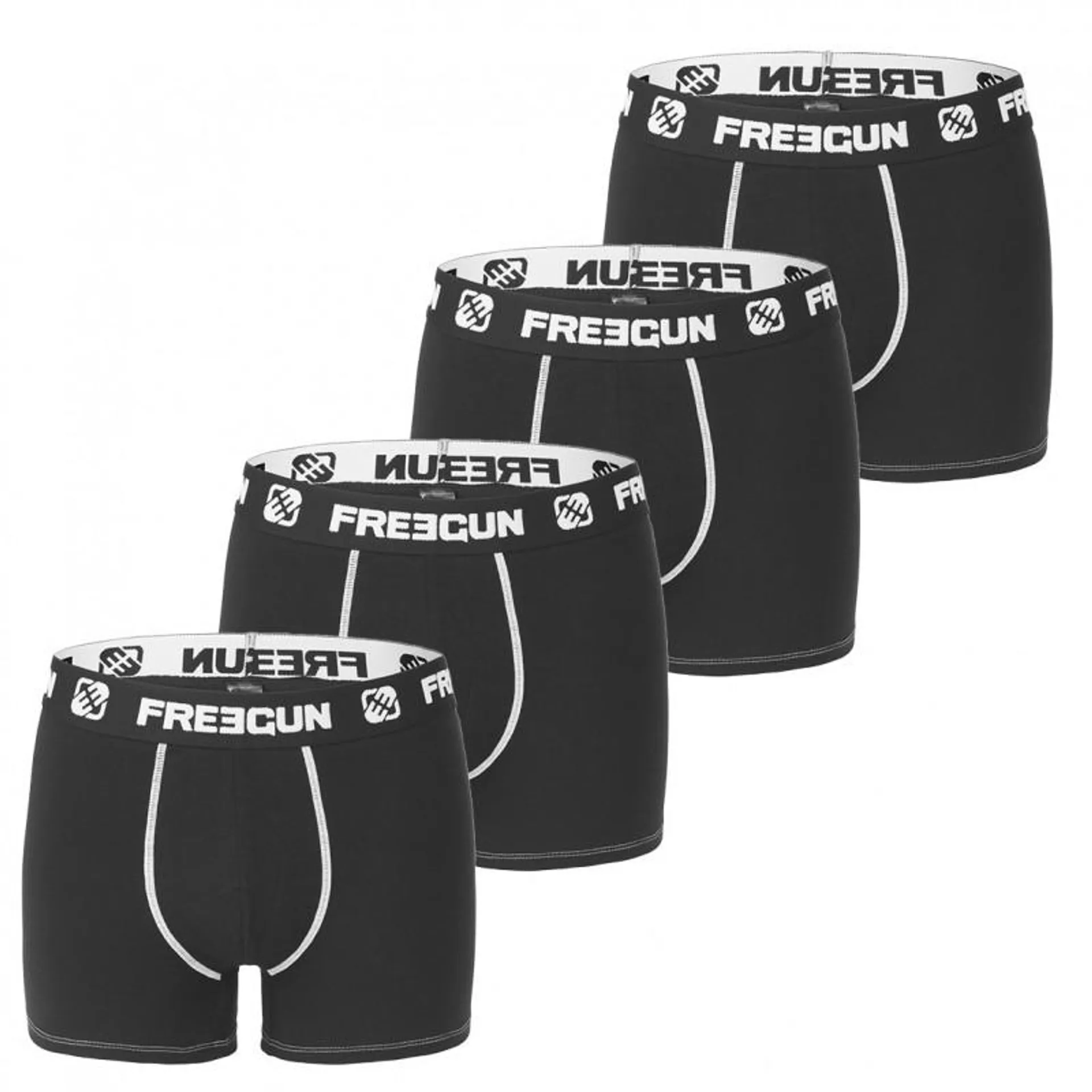 Lot de 4 Boxers Freegun homme microfibre