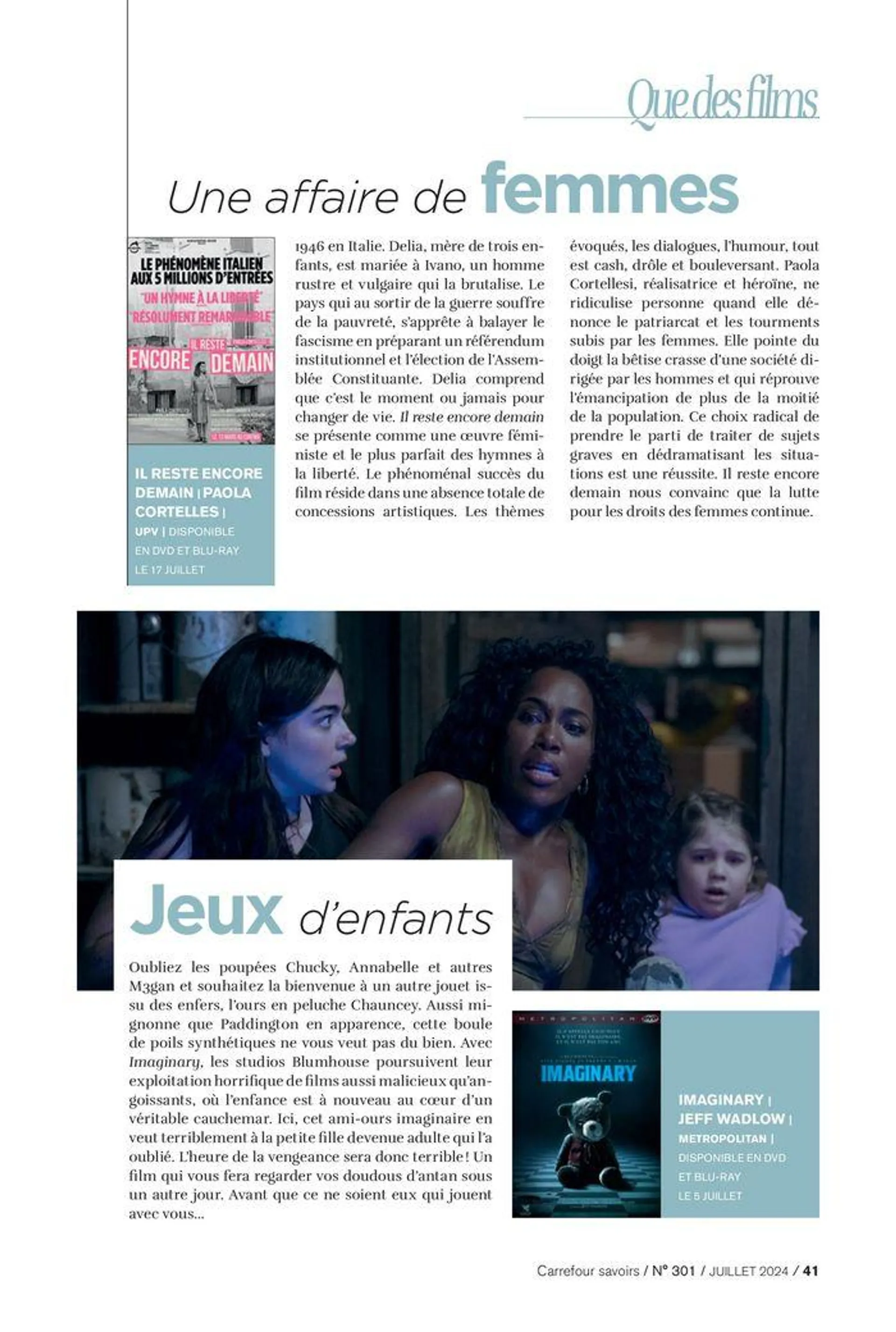 À chacun sa culture du 2 juillet au 30 juillet 2024 - Catalogue page 41