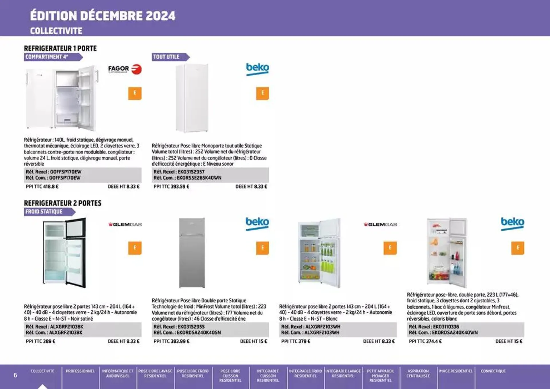 Equipement collectif & residentiel 2024 du 12 décembre au 31 décembre 2024 - Catalogue page 6