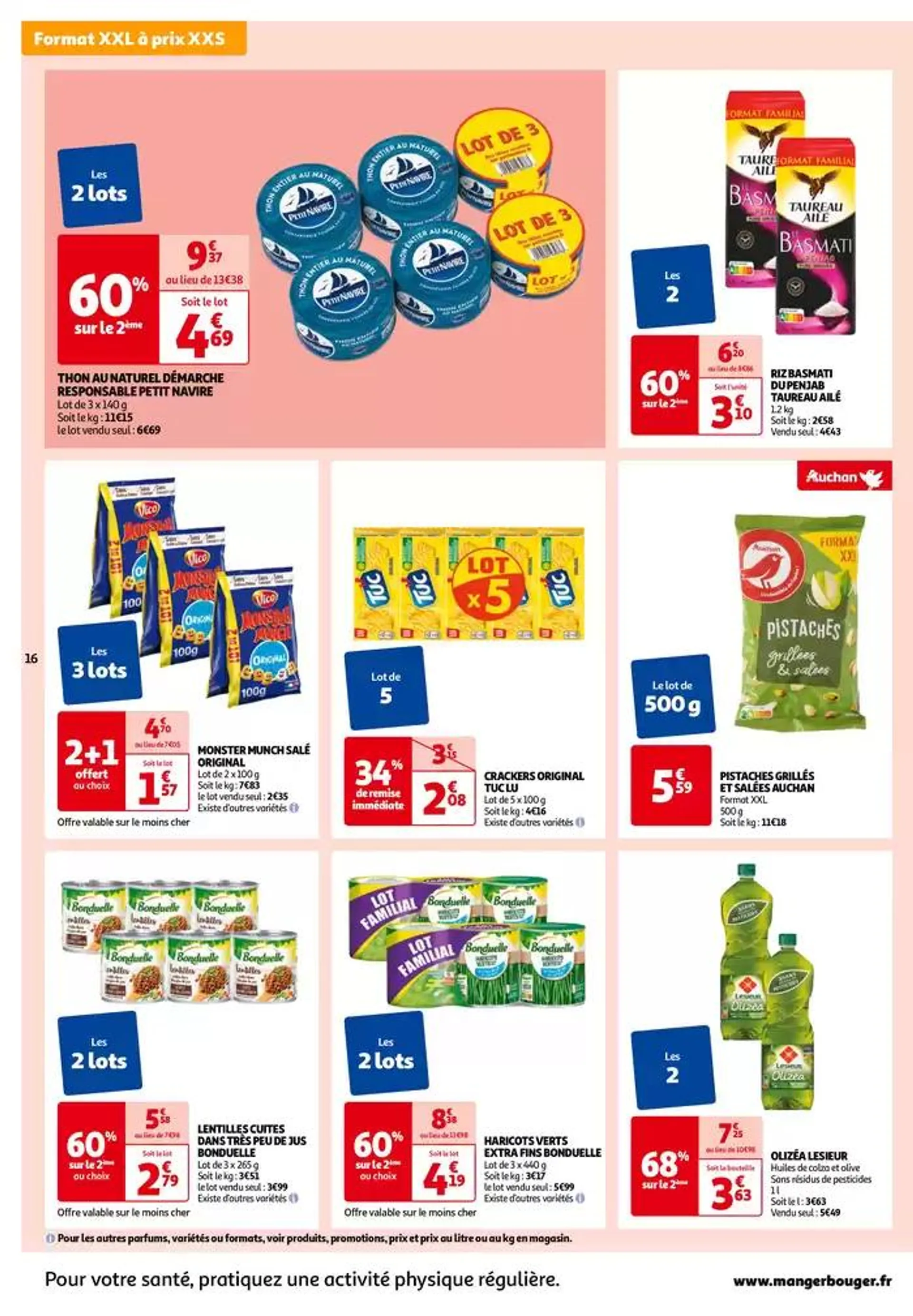 Top depart : 25 jours Auchan  du 29 octobre au 4 novembre 2024 - Catalogue page 16