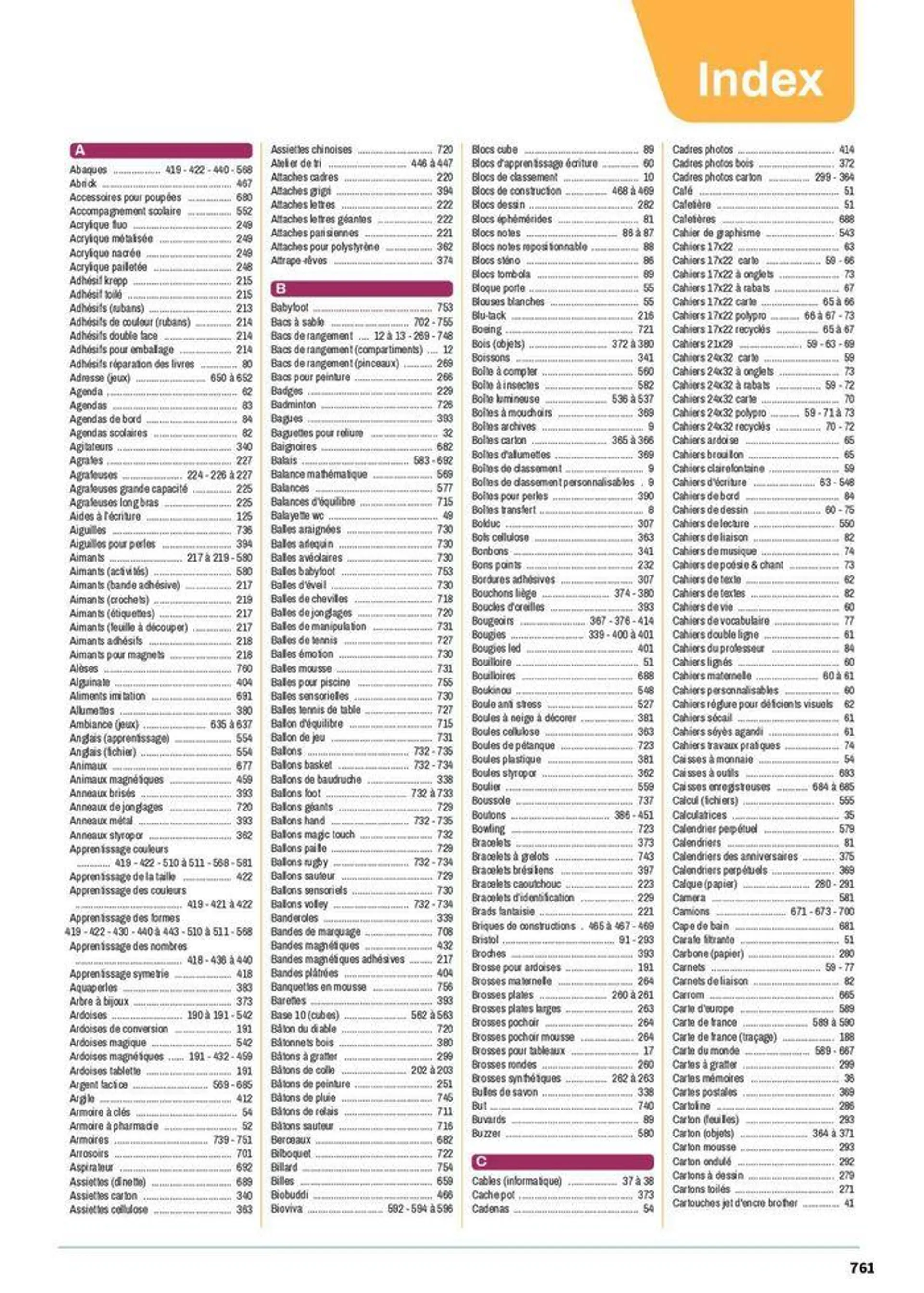 Catalogue des écoles 2024 - 737