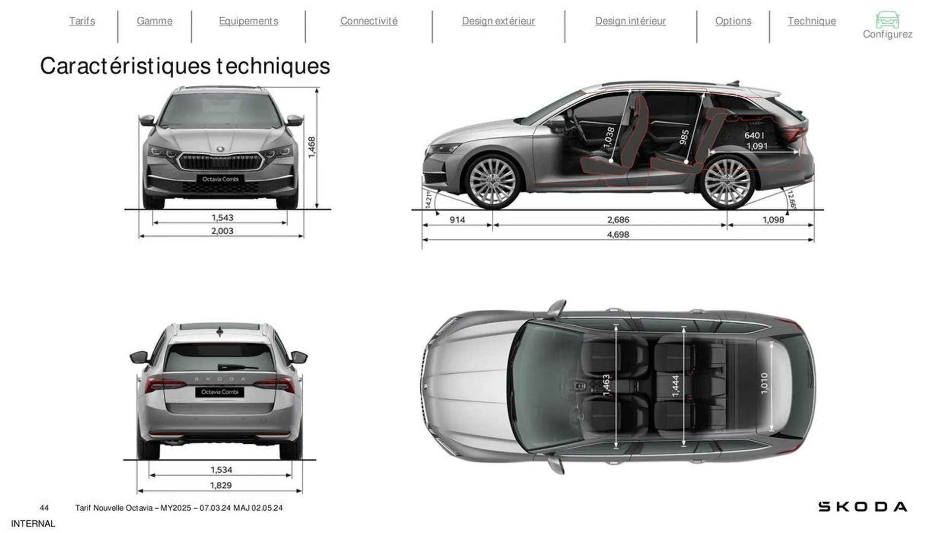 Octavia Berline Selection 1.5 TSI 116ch Hybrid DSG - 40