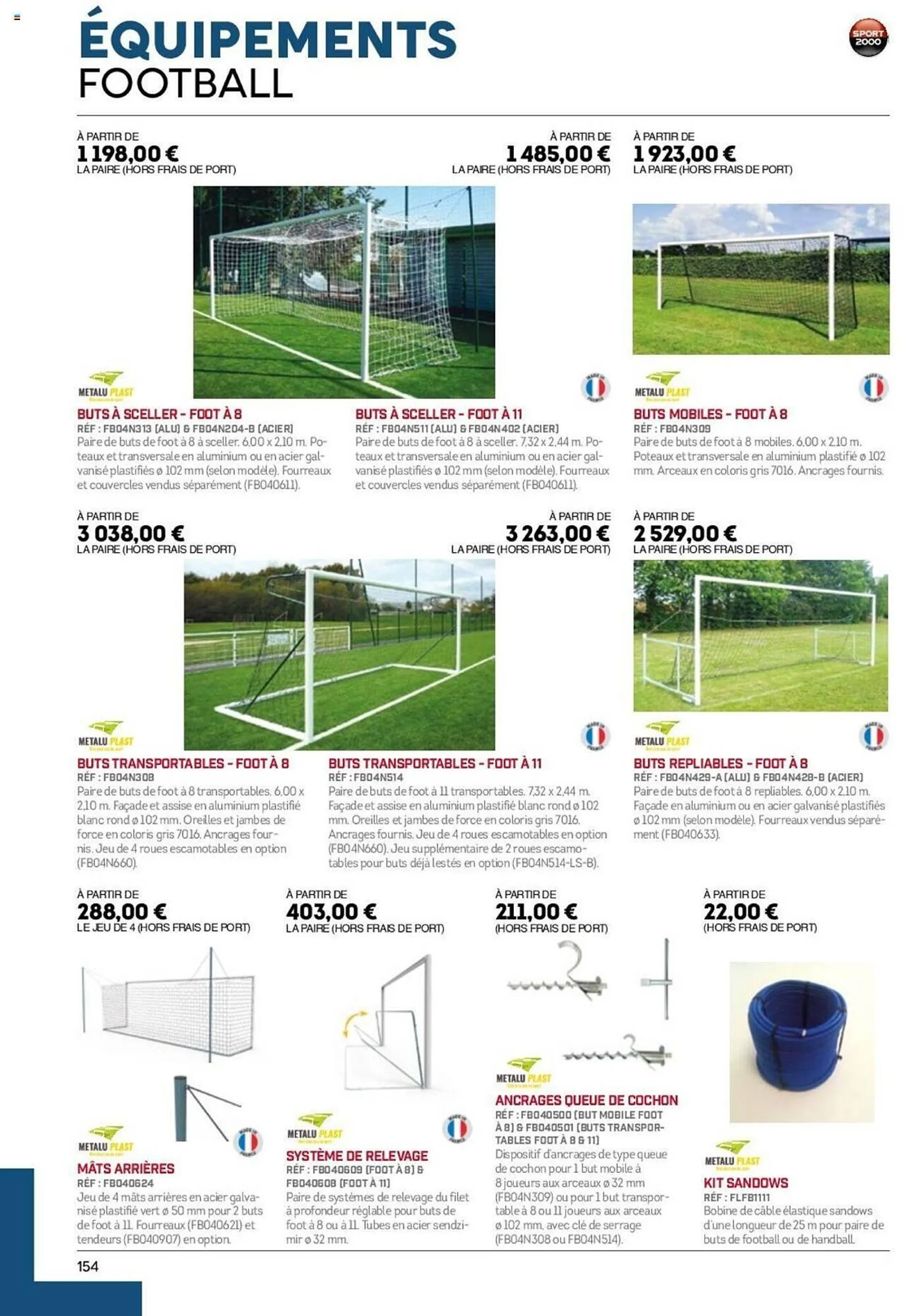 Catalogue Sport 2000 du 28 mai au 31 décembre 2025 - Catalogue page 154