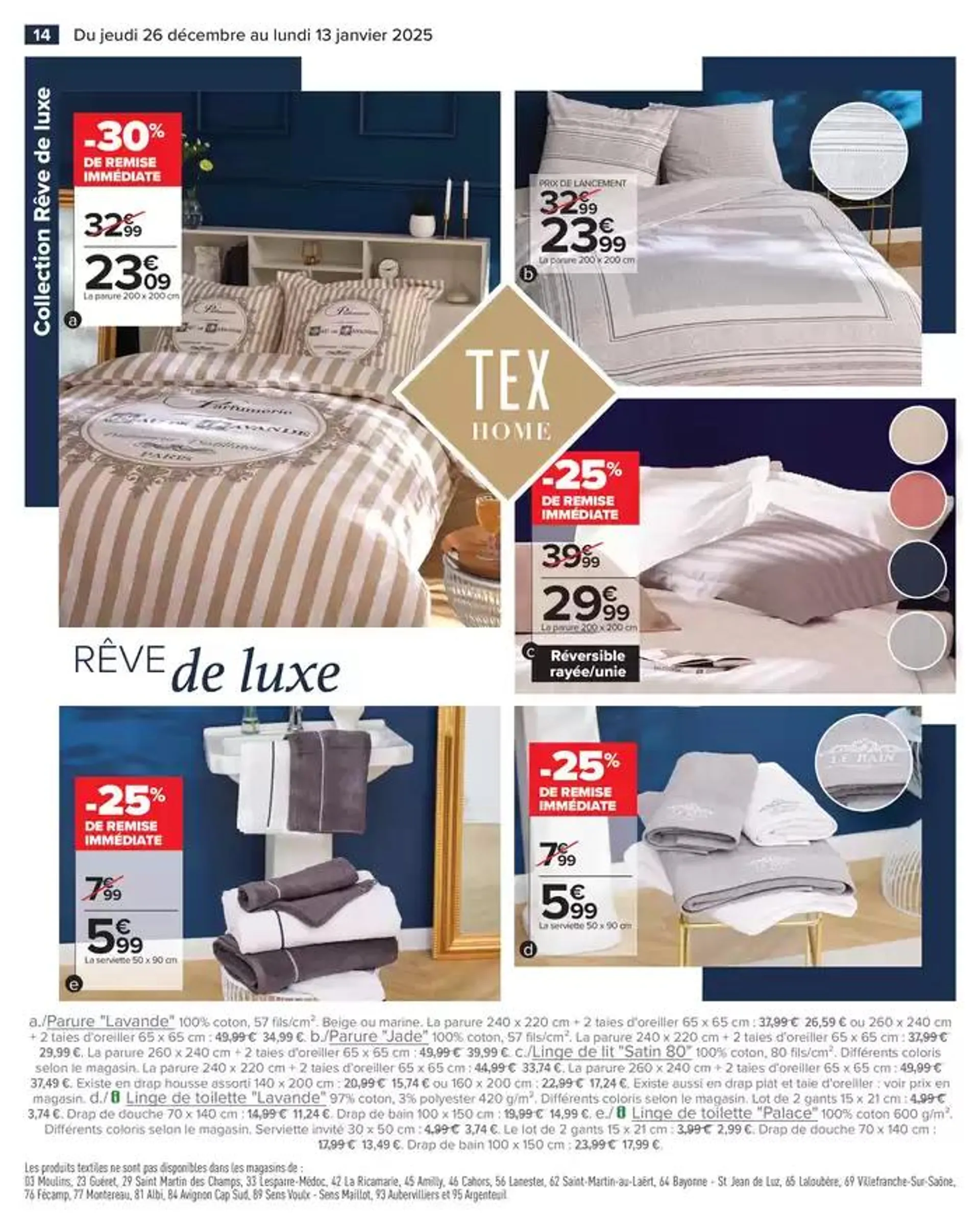 LE BLANC, DES COLLECTIONS INSPIRANTES du 26 décembre au 13 janvier 2025 - Catalogue page 16