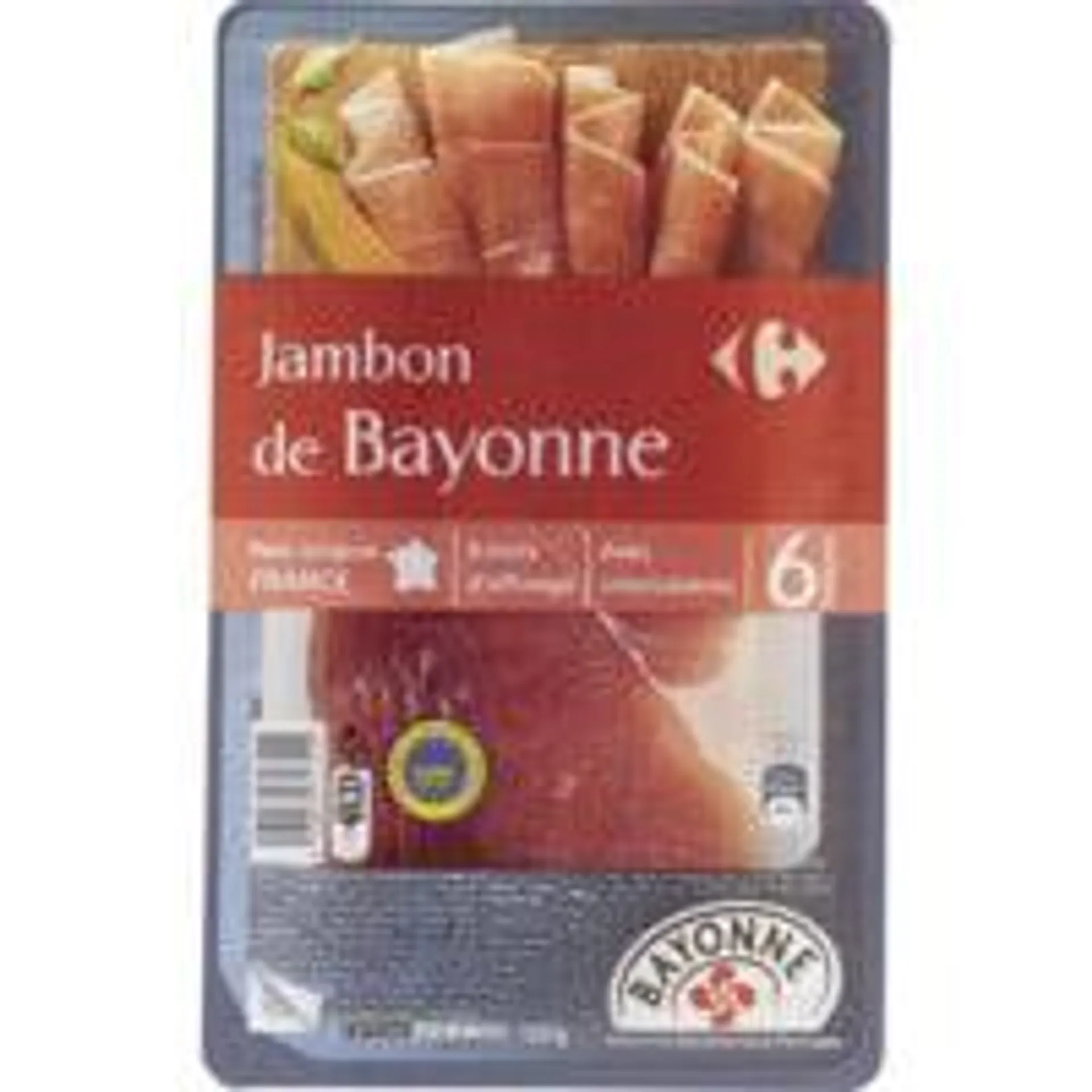 Jambon de Bayonne IGP CARREFOUR