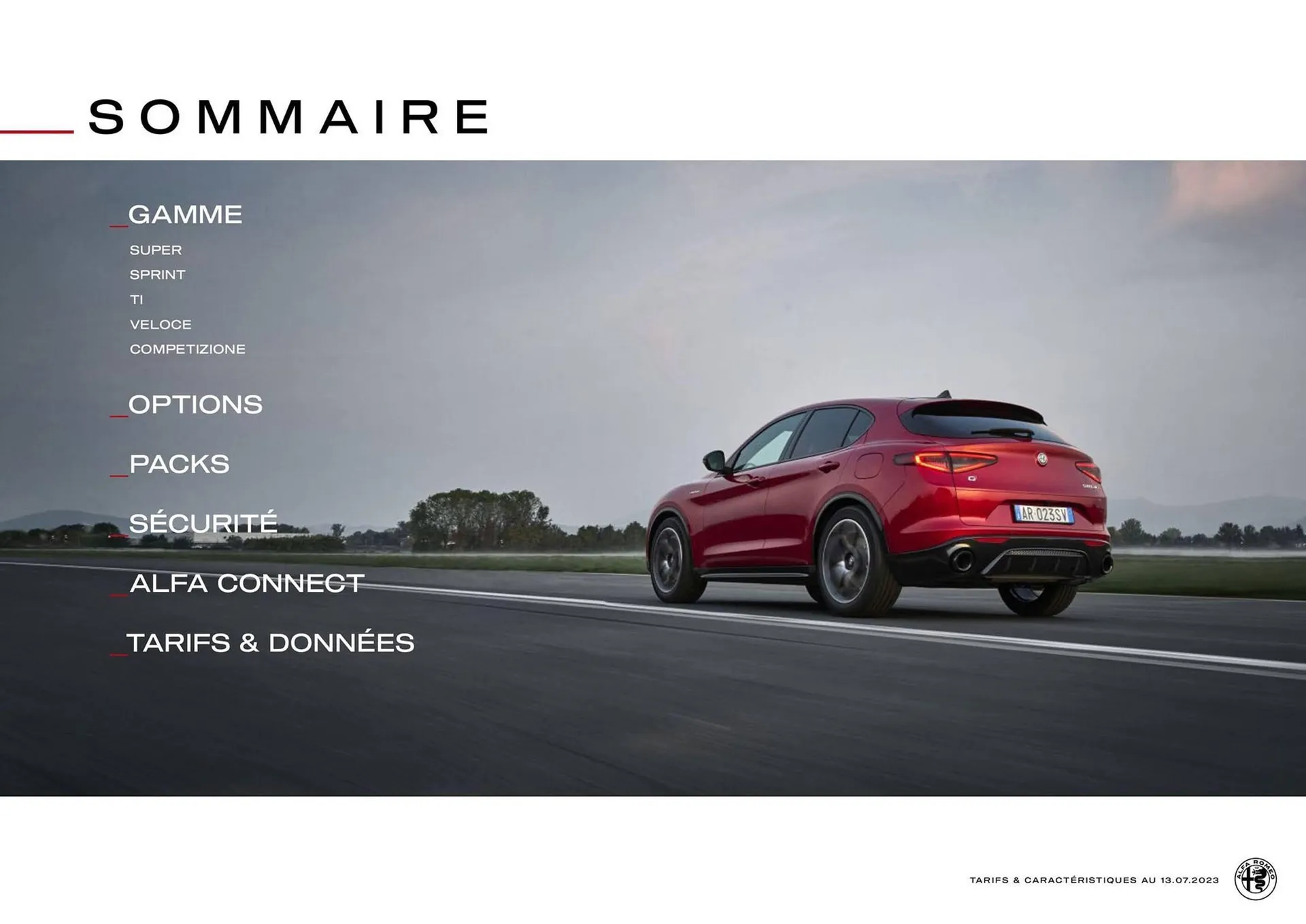 Catalogue Alfa Romeo Stelvio du 29 décembre au 28 décembre 2024 - Catalogue page 3