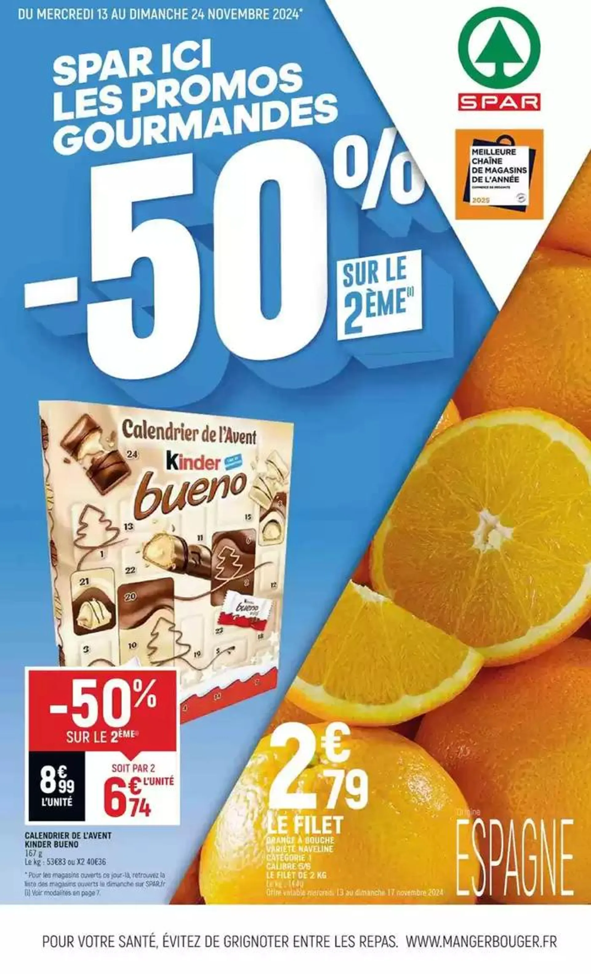 SPAR ICI LES PROMOS GOURMANDES -50 % - 1