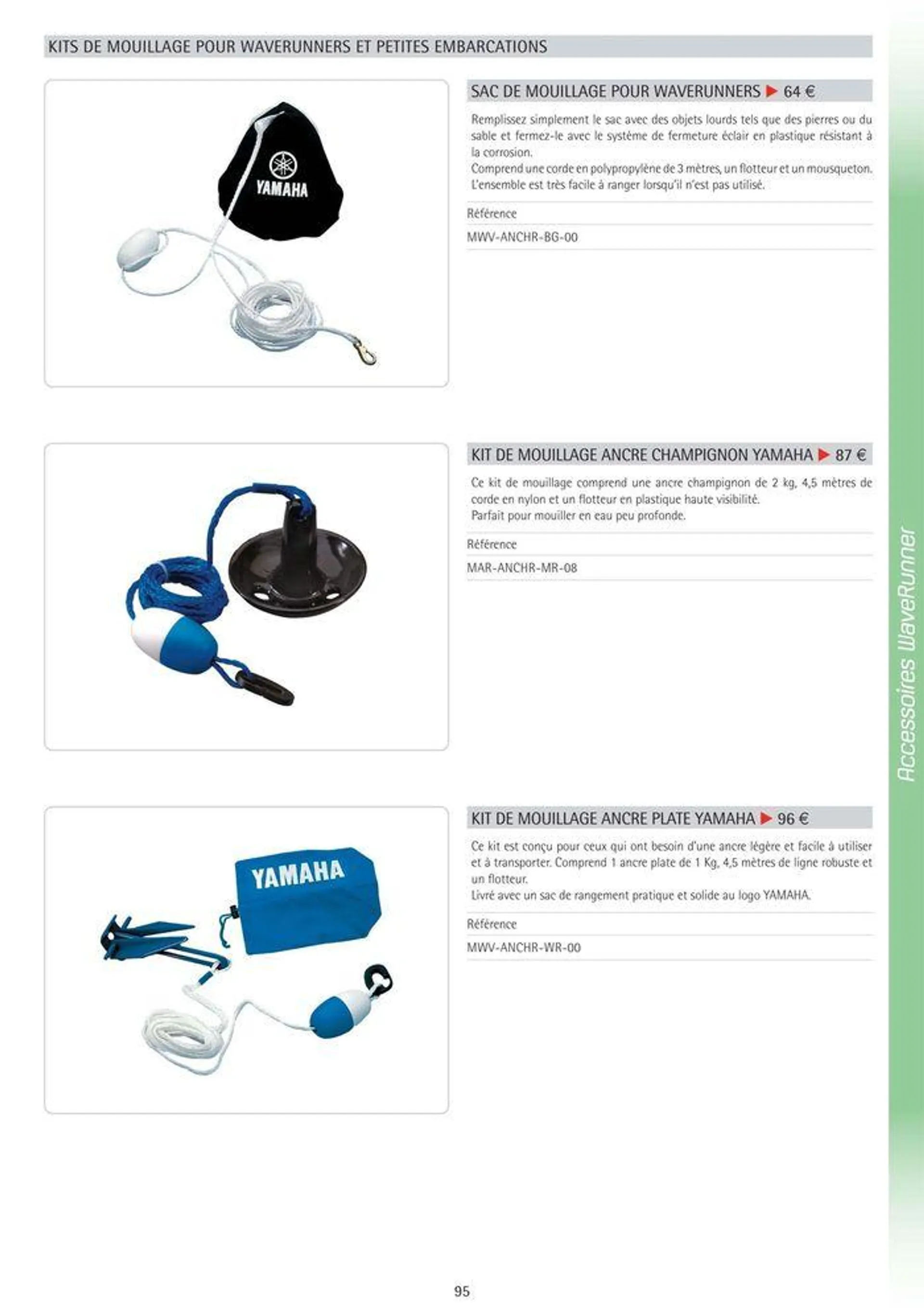 Catalogue Yamaha Marine - Accessoires Marine 2024 - 107