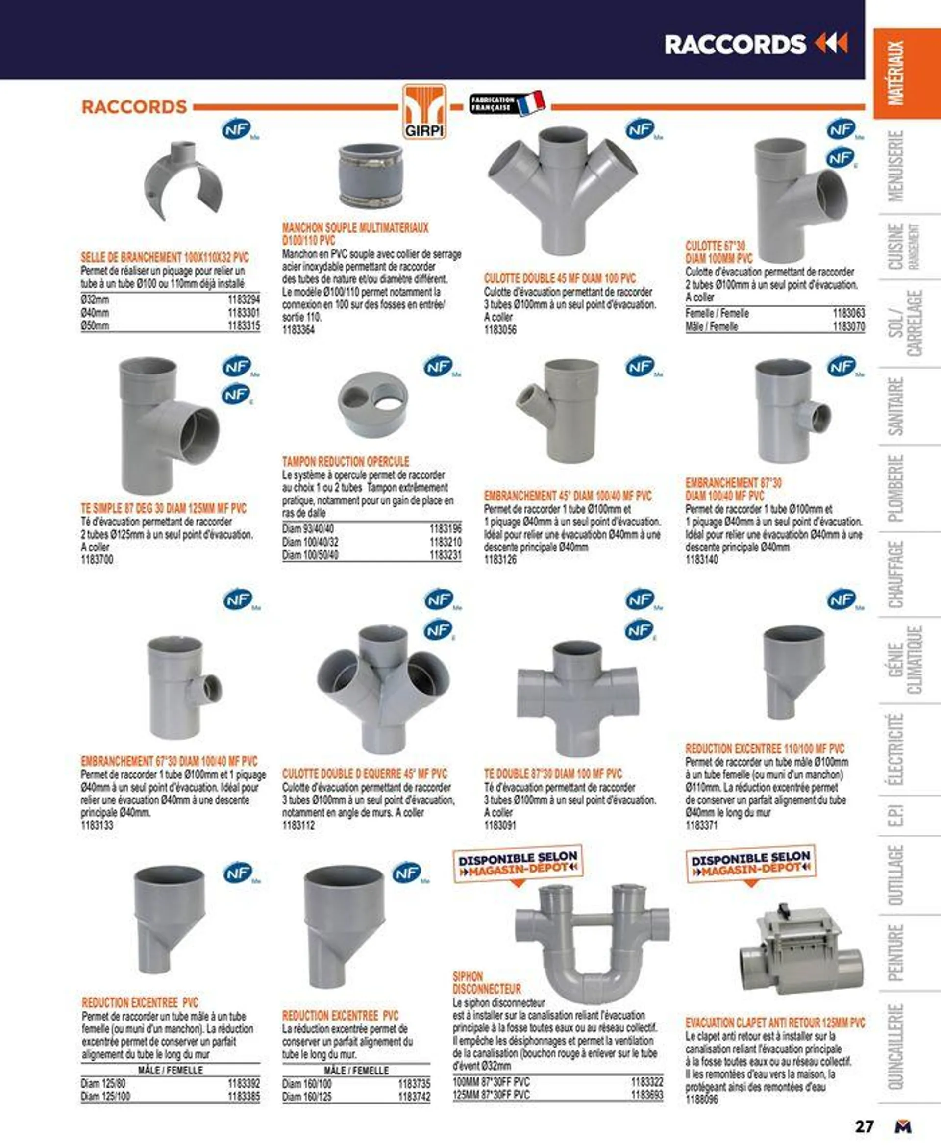 Guide produits 2024 du 15 mars au 31 décembre 2024 - Catalogue page 27