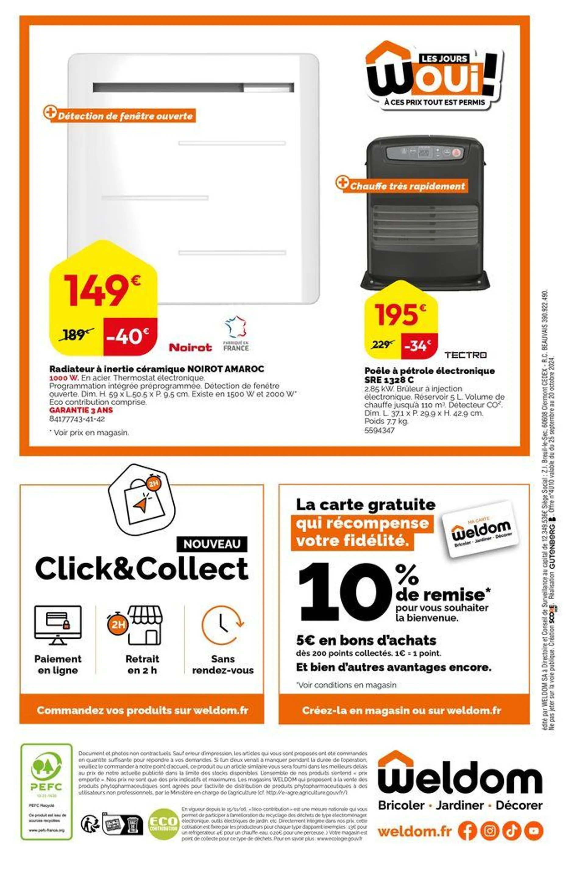 Les jours Woui ! À ces prix tout est permis du 25 septembre au 20 octobre 2024 - Catalogue page 4