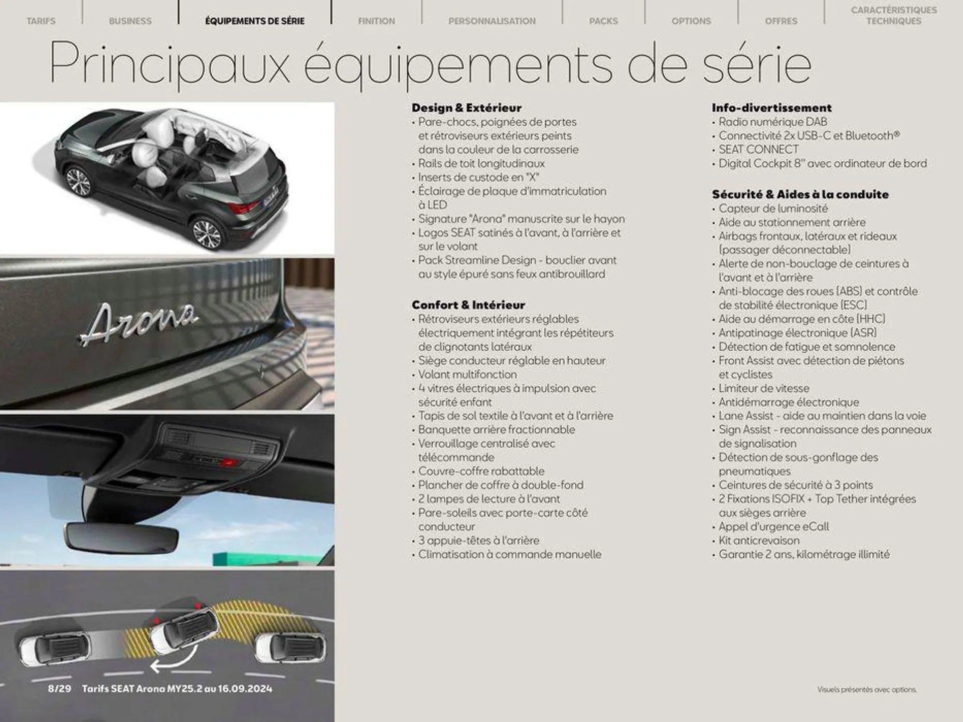 SEAT Arona du 24 septembre au 24 septembre 2025 - Catalogue page 8