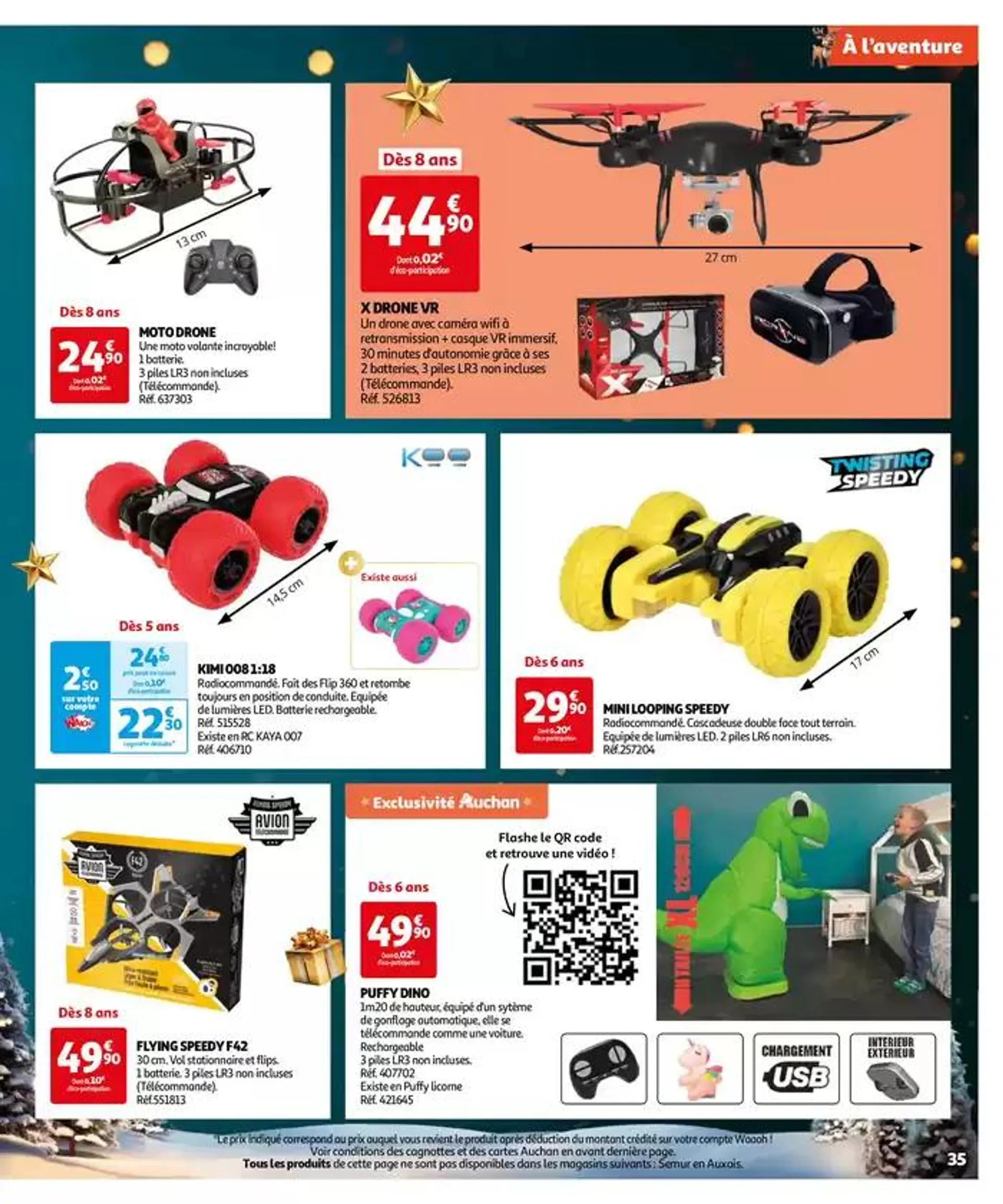 Réveillons Noël, un max de promos pour les fêtes du 11 octobre au 6 décembre 2024 - Catalogue page 35