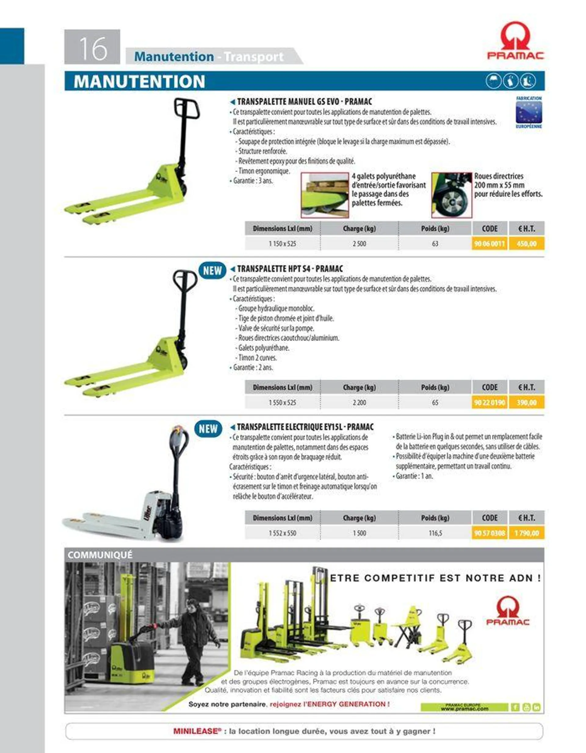 CONSOMMABLES, OUTILLAGES & MATÉRIELS VENTE - 18