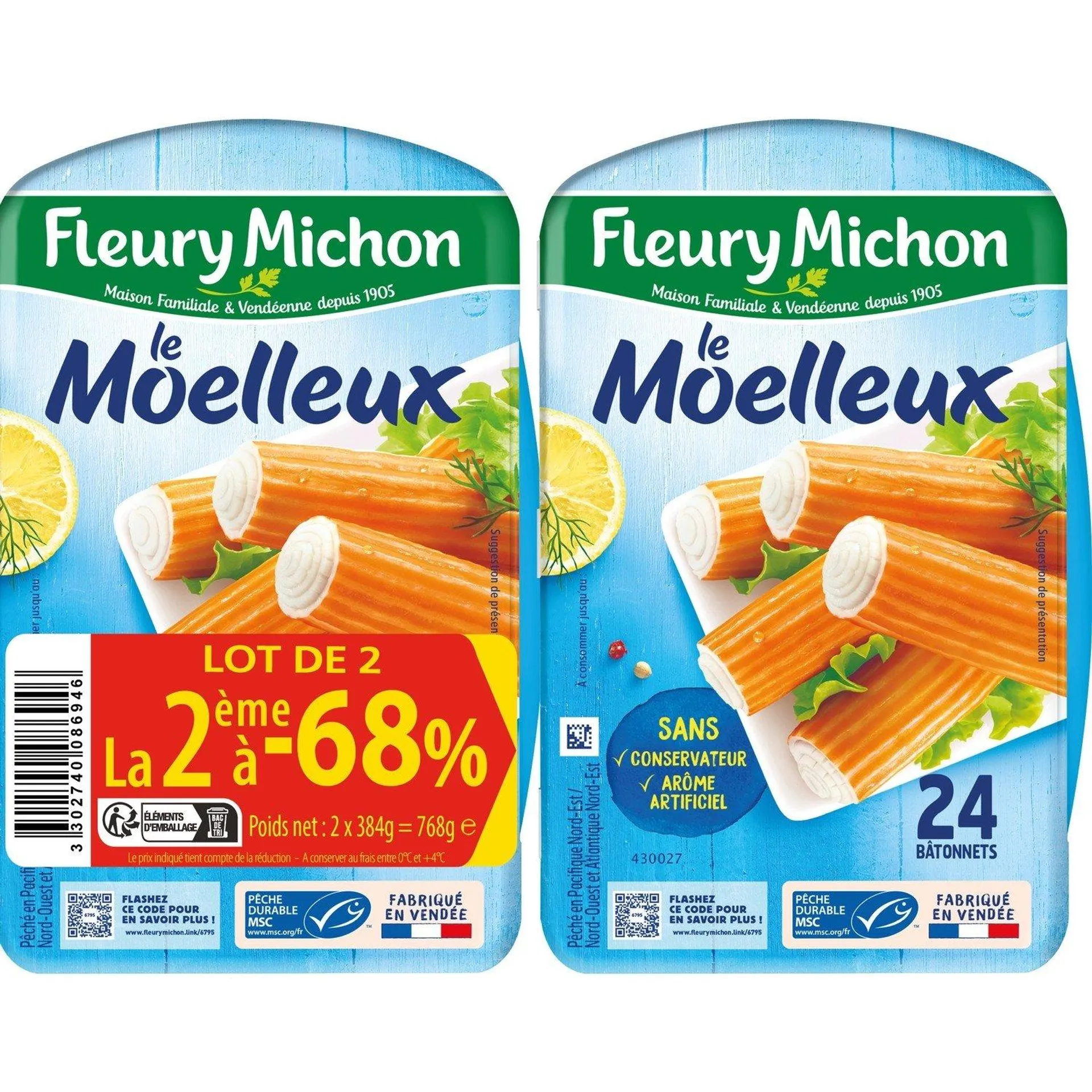 Surimi le Moelleux FLEURY MICHON