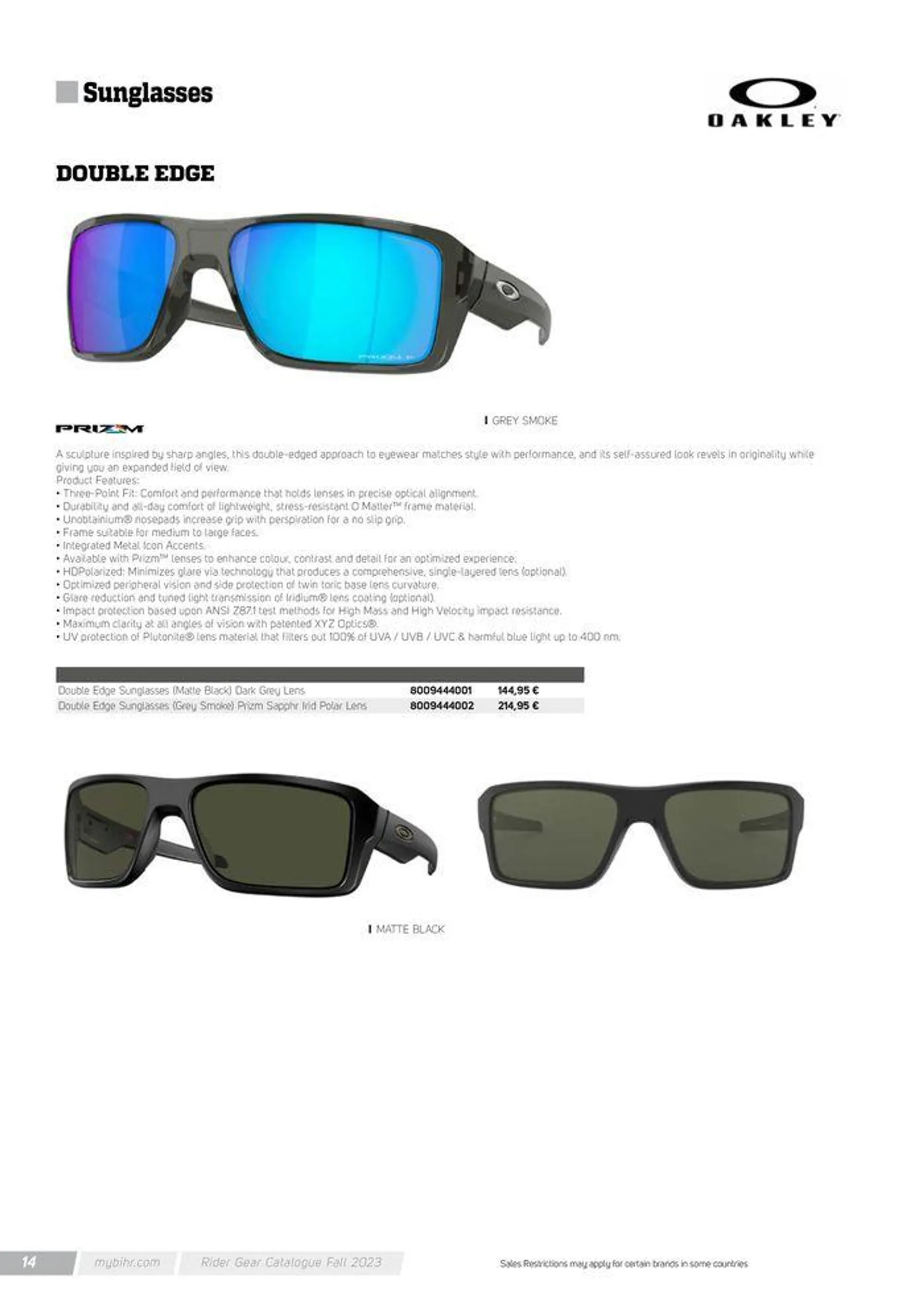 Lunettes de soleil OAKLEY Automne 2024 - 14