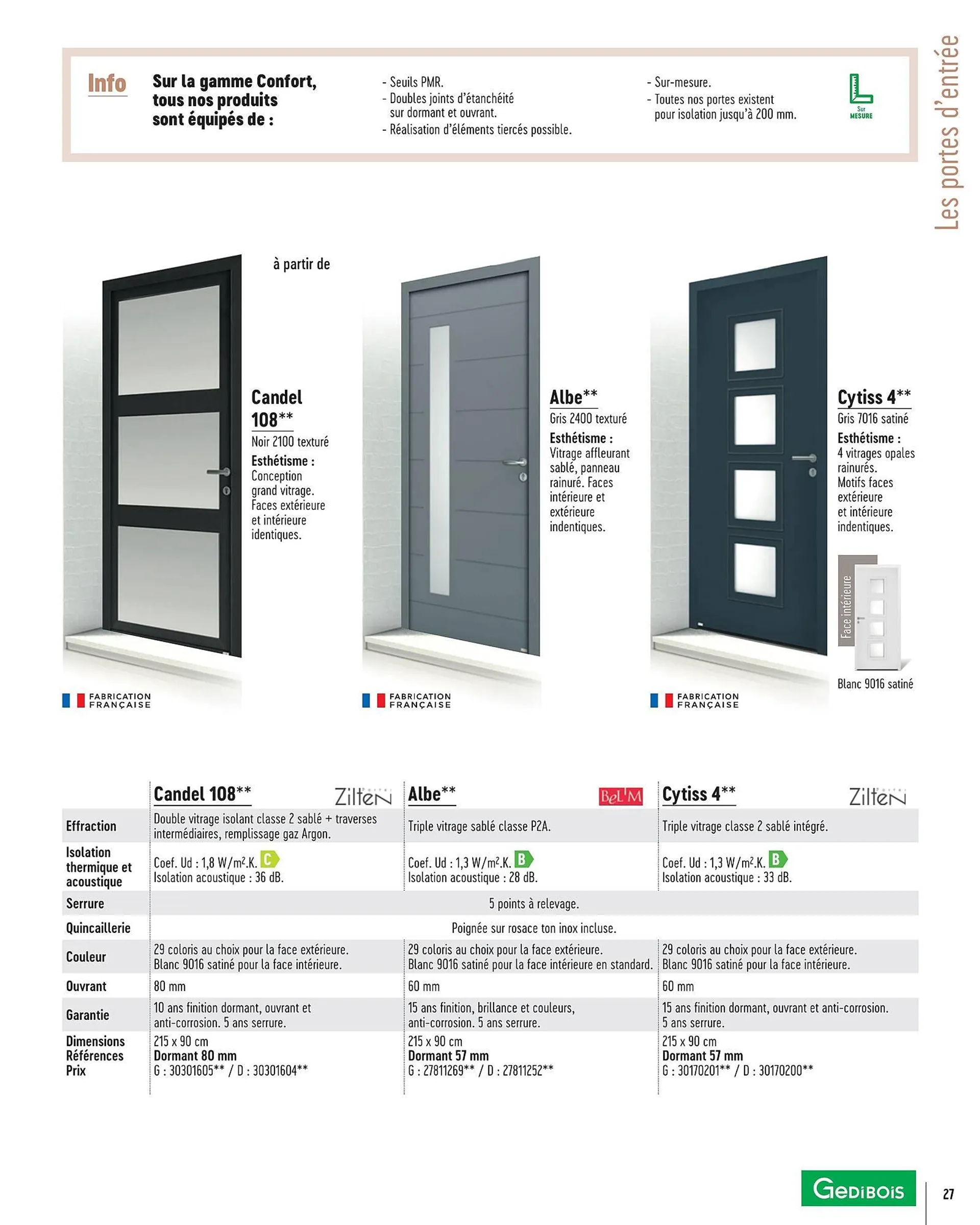 Catalogue Gédibois du 15 mai au 28 décembre 2024 - Catalogue page 27