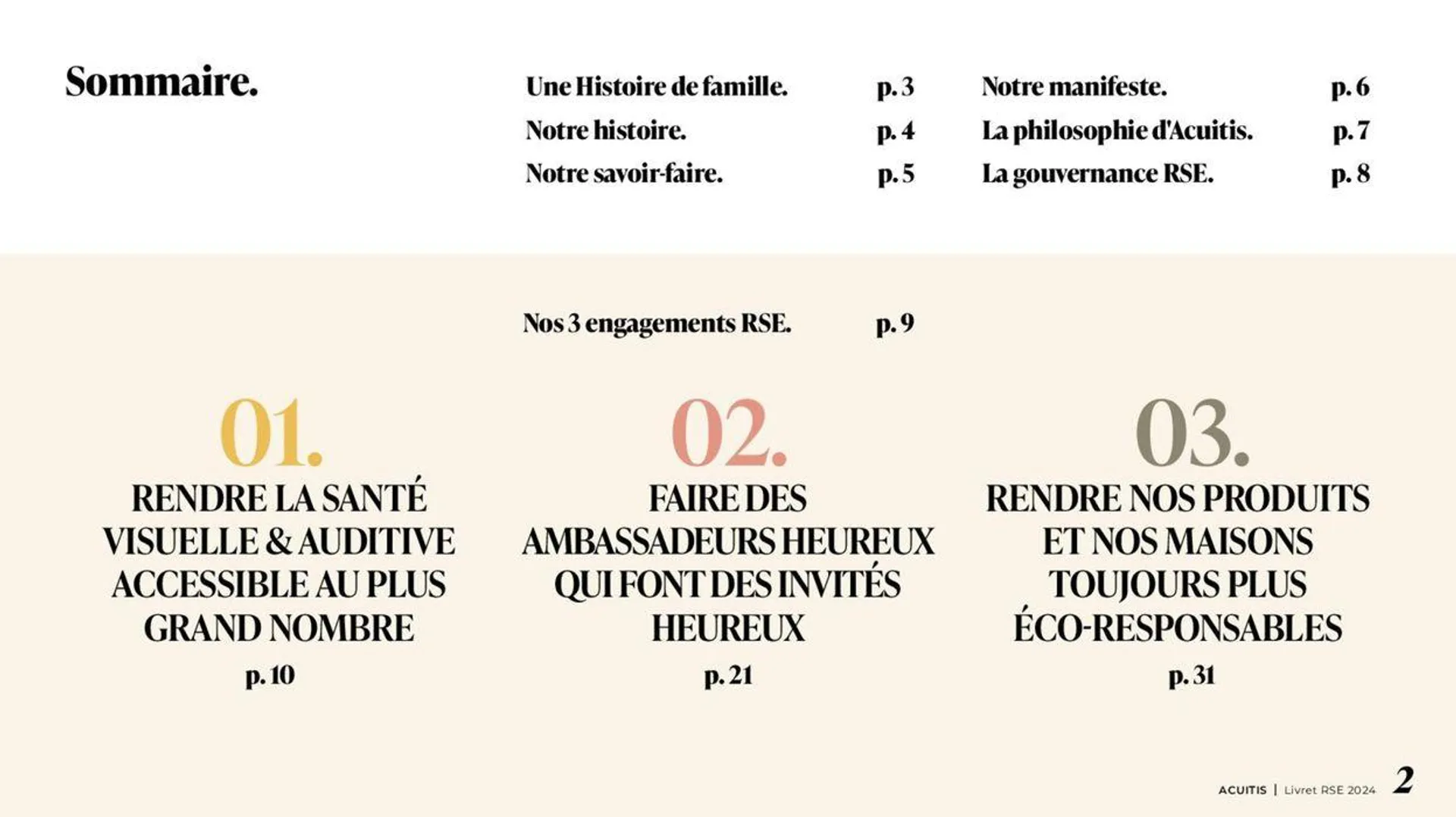 Livret RSE 2024 du 22 août au 31 décembre 2024 - Catalogue page 2