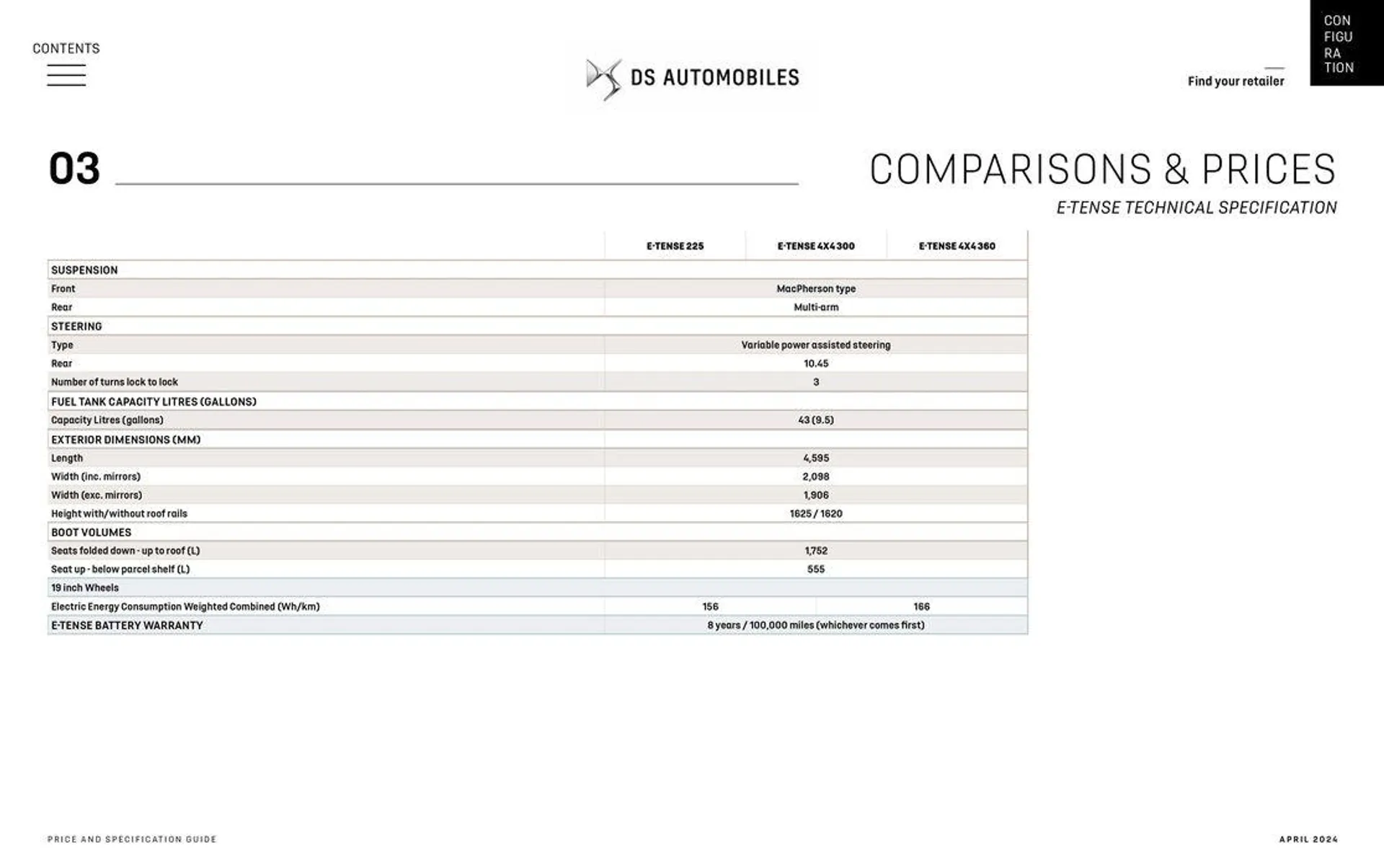 DS 7 du 18 juin au 30 novembre 2024 - Catalogue page 43