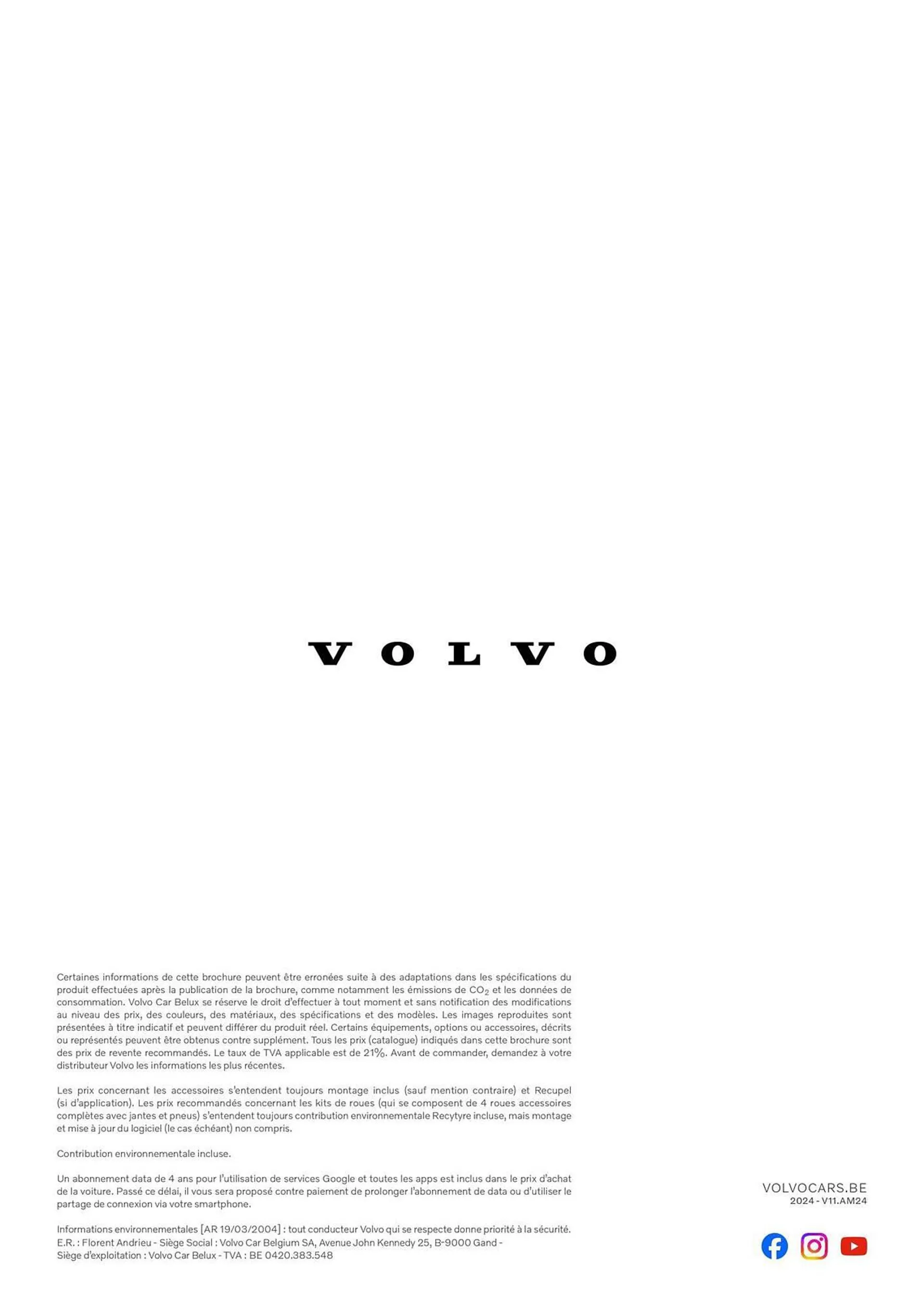Catalogue VOLVO EX90 du 28 février au 30 novembre 2024 - Catalogue page 26