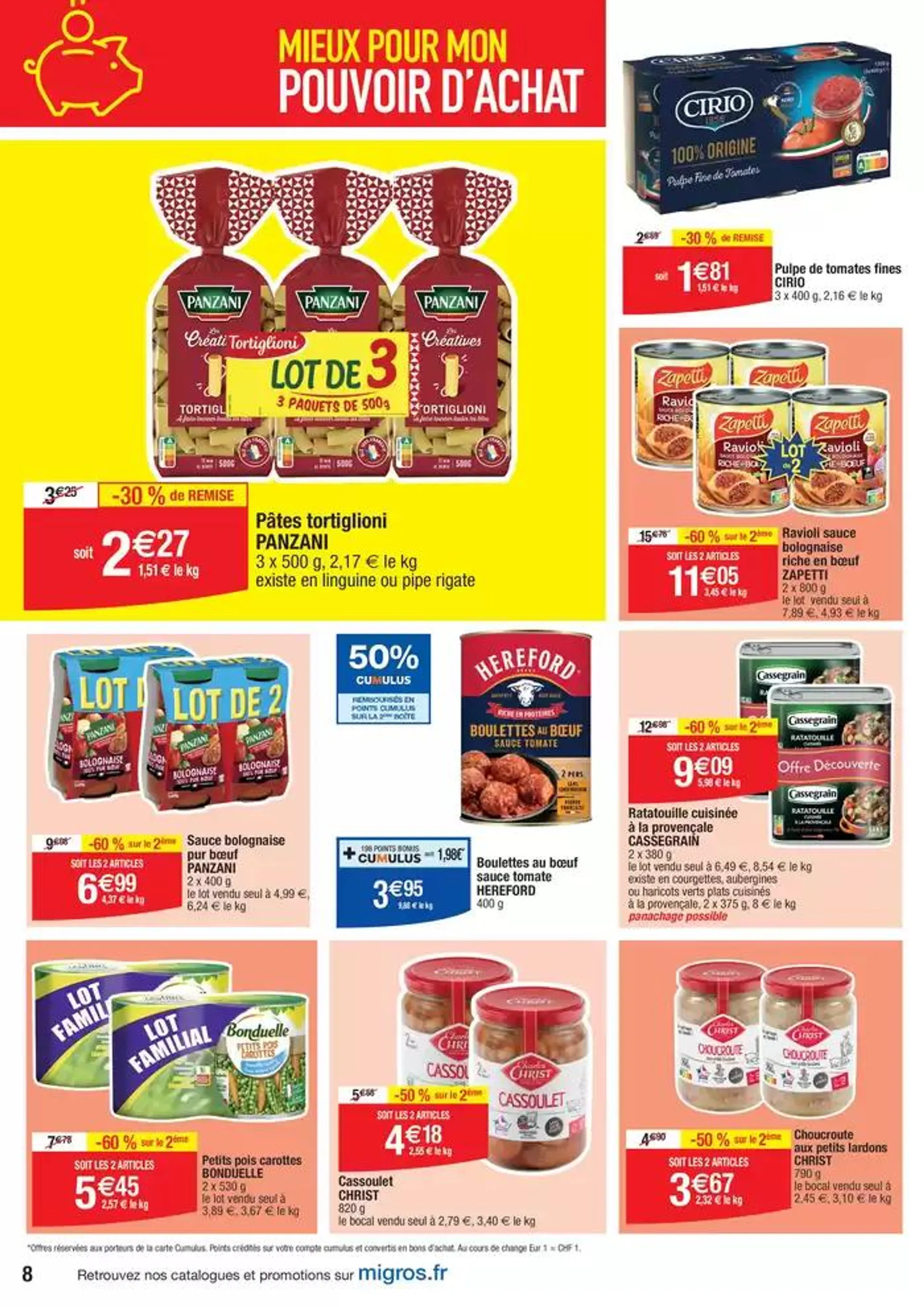 Mieux pour mon pouvoir d’achat du 8 octobre au 13 octobre 2024 - Catalogue page 8