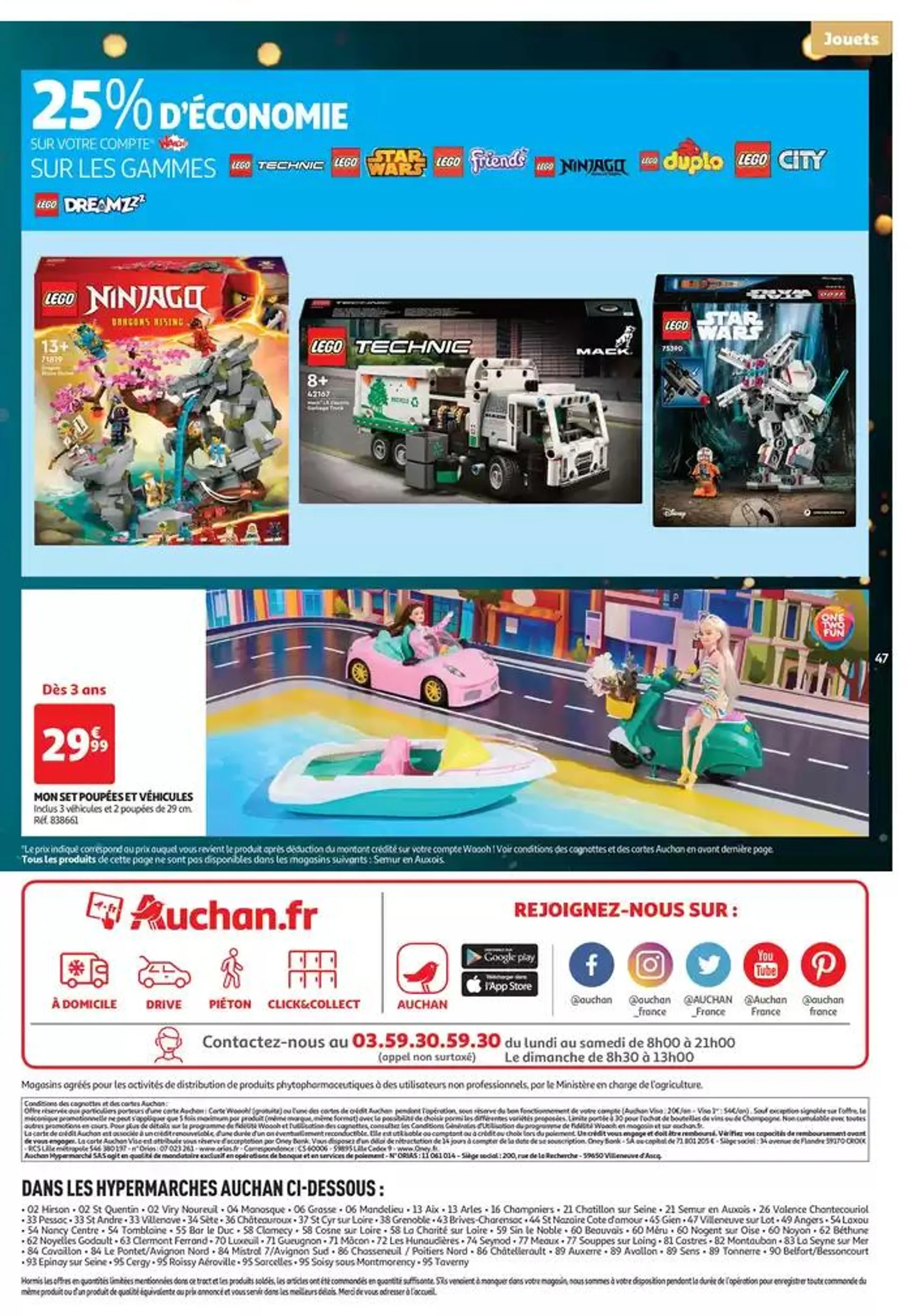 Le Black Week Auchan, c'est maintenant ! du 26 novembre au 2 décembre 2024 - Catalogue page 47