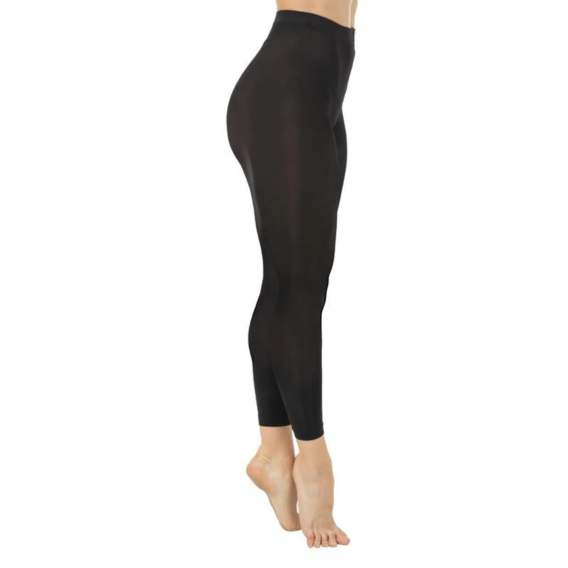 Collants de danse classique sans pieds noir femme