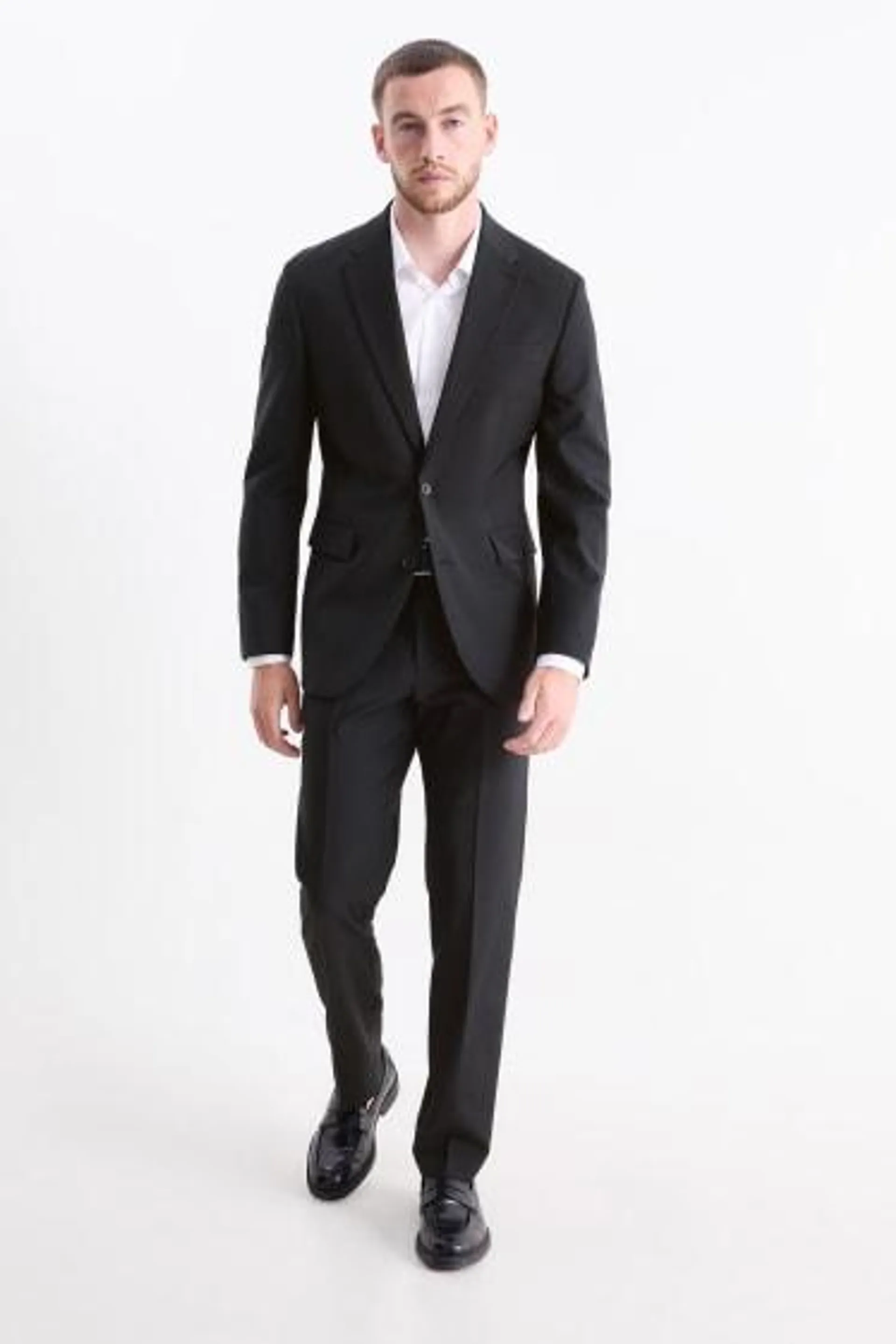 Mix & match suit trousers - regular fit - Flex - wool blend