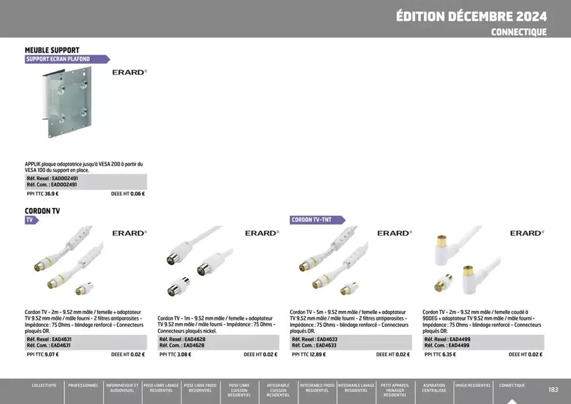 Equipement collectif & residentiel 2024 du 12 décembre au 31 décembre 2024 - Catalogue page 183
