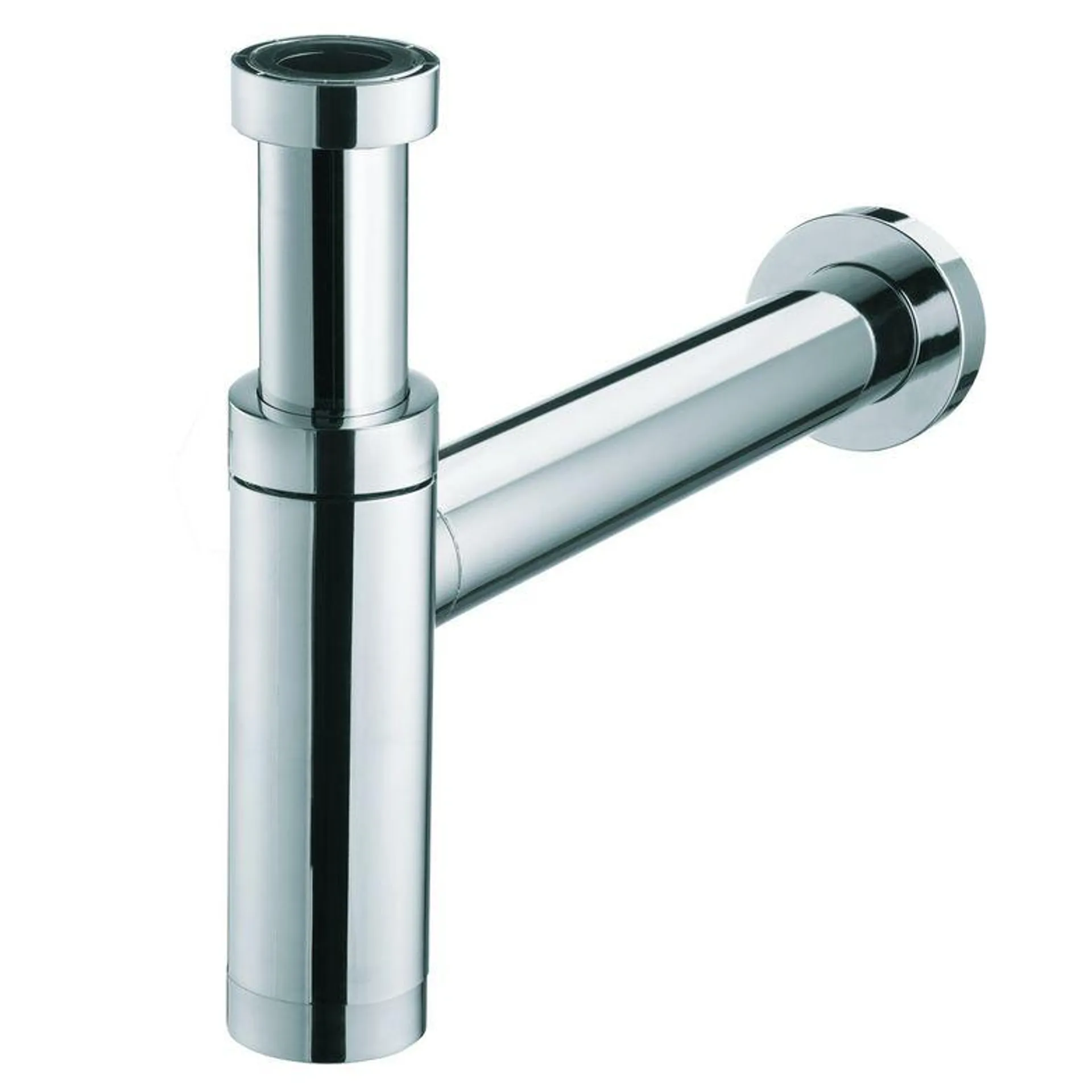 Siphon lavabo PVC chrome réglable D 32